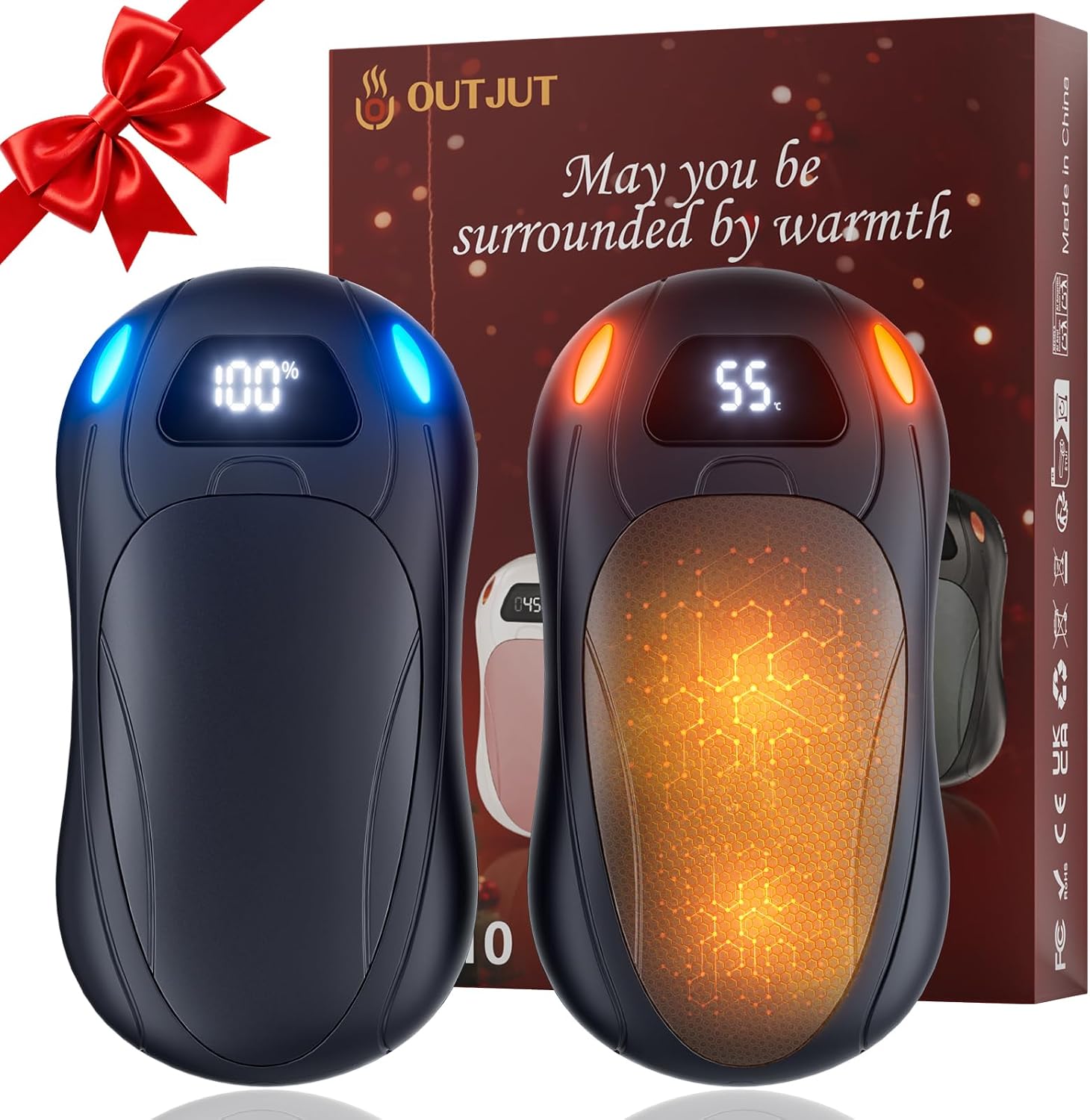 Detalle de OUTJUT Hand Warmers 12,000 mAh rechargeable pack