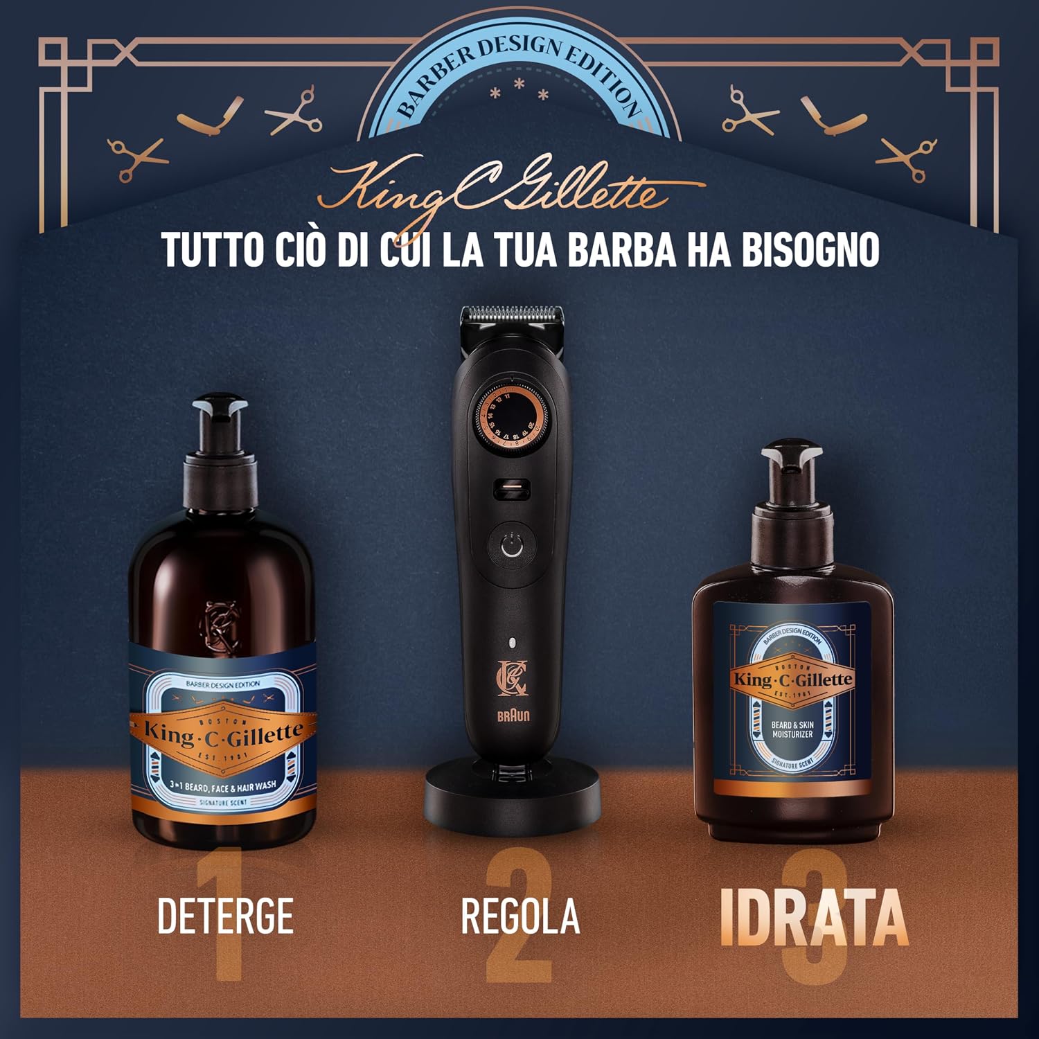 Thumbnail 6 de Crema idratante barba King C Gillette 100 ml