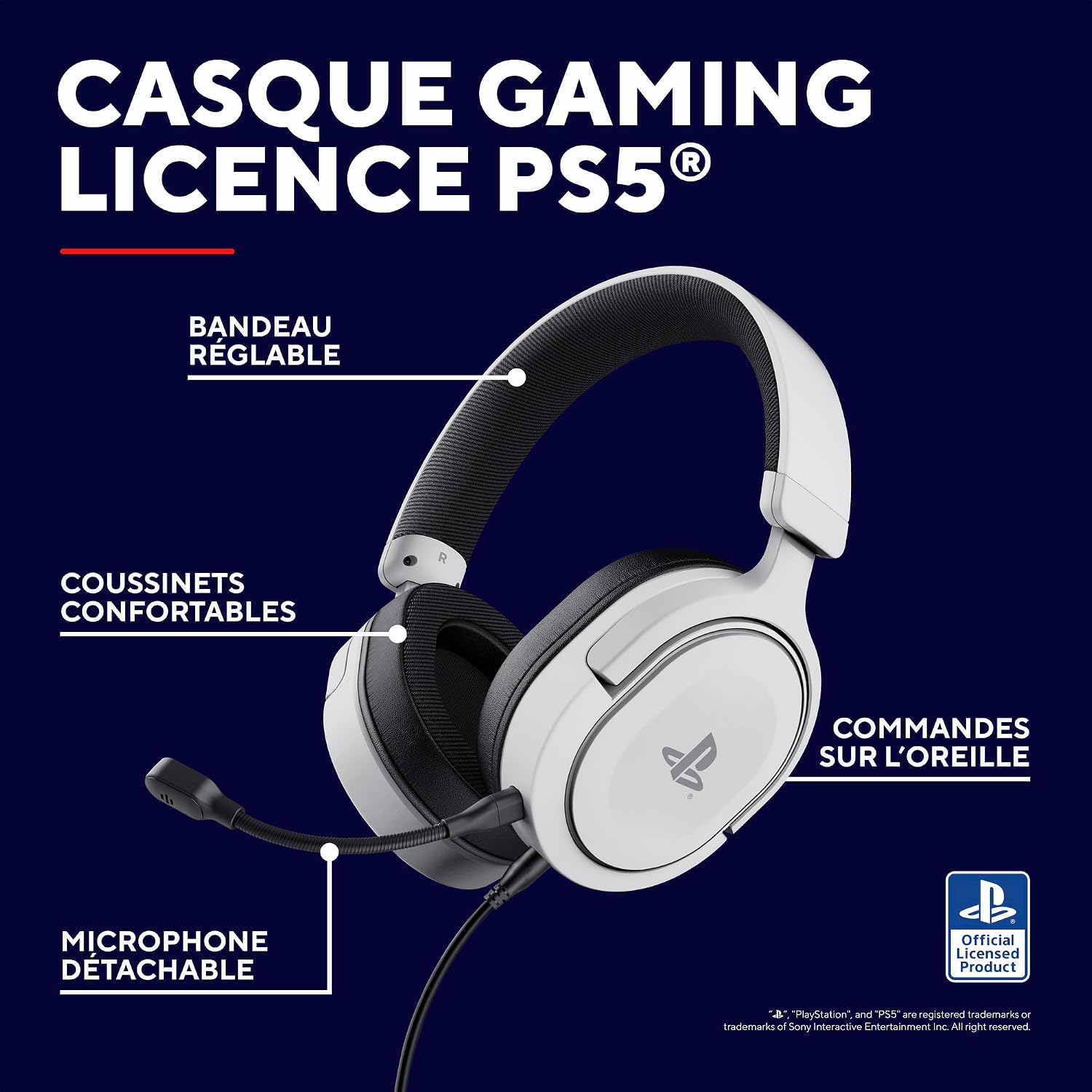 Thumbnail 1 de Trust Gaming GXT 498W Forta casque PS5