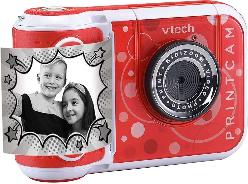 Detalle de VTech KidiZoom PrintCam (Red) kids instant digital camera with built-in printer, video recording and comic strip maker