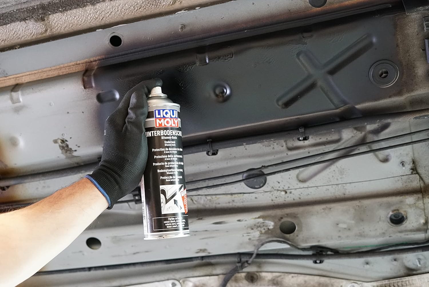Thumbnail 1 de LIQUI MOLY Wachsunterbodenschutz anthrazit/schwarz – 500 ml (Art.-Nr.: 6100)