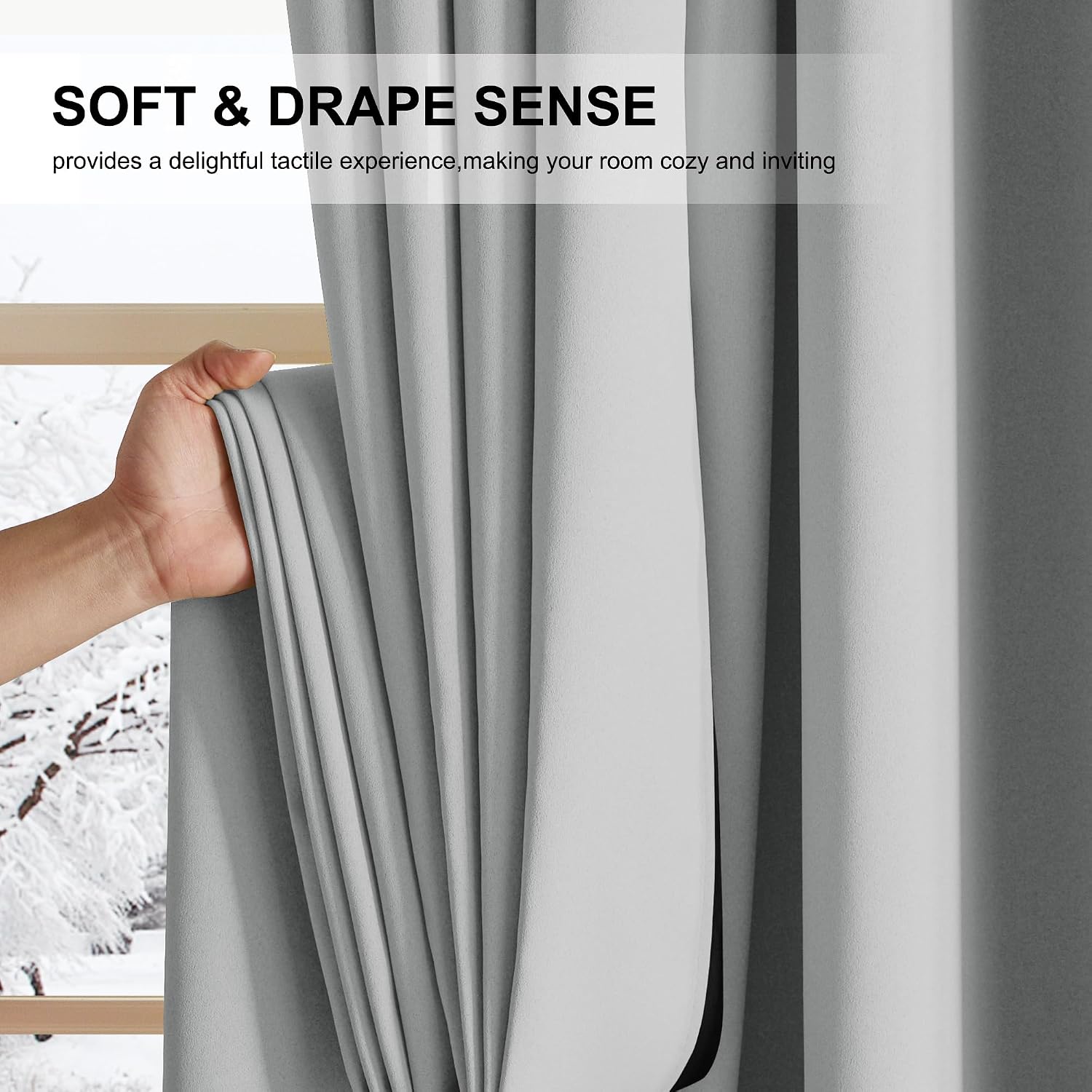 Thumbnail 6 de NICETOWN Blackout Curtains, 52 x 84 Inches
