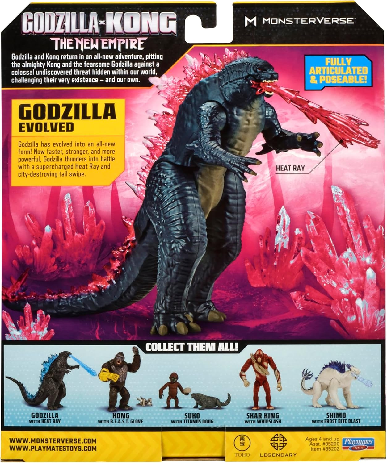 Detalle de MonsterVerse – Godzilla x Kong, Figurine articulée 15 cm MN3032