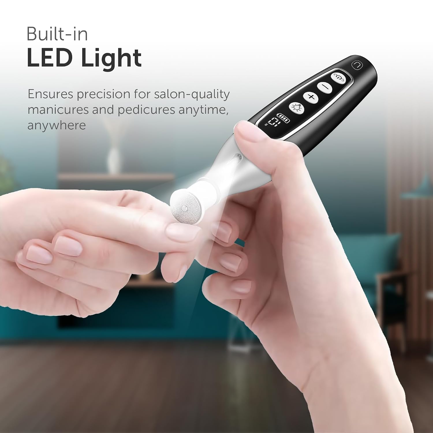 Detalle 2 de UTILYZE PediLux Pro (Cordless) Electric Manicure and Pedicure Kit