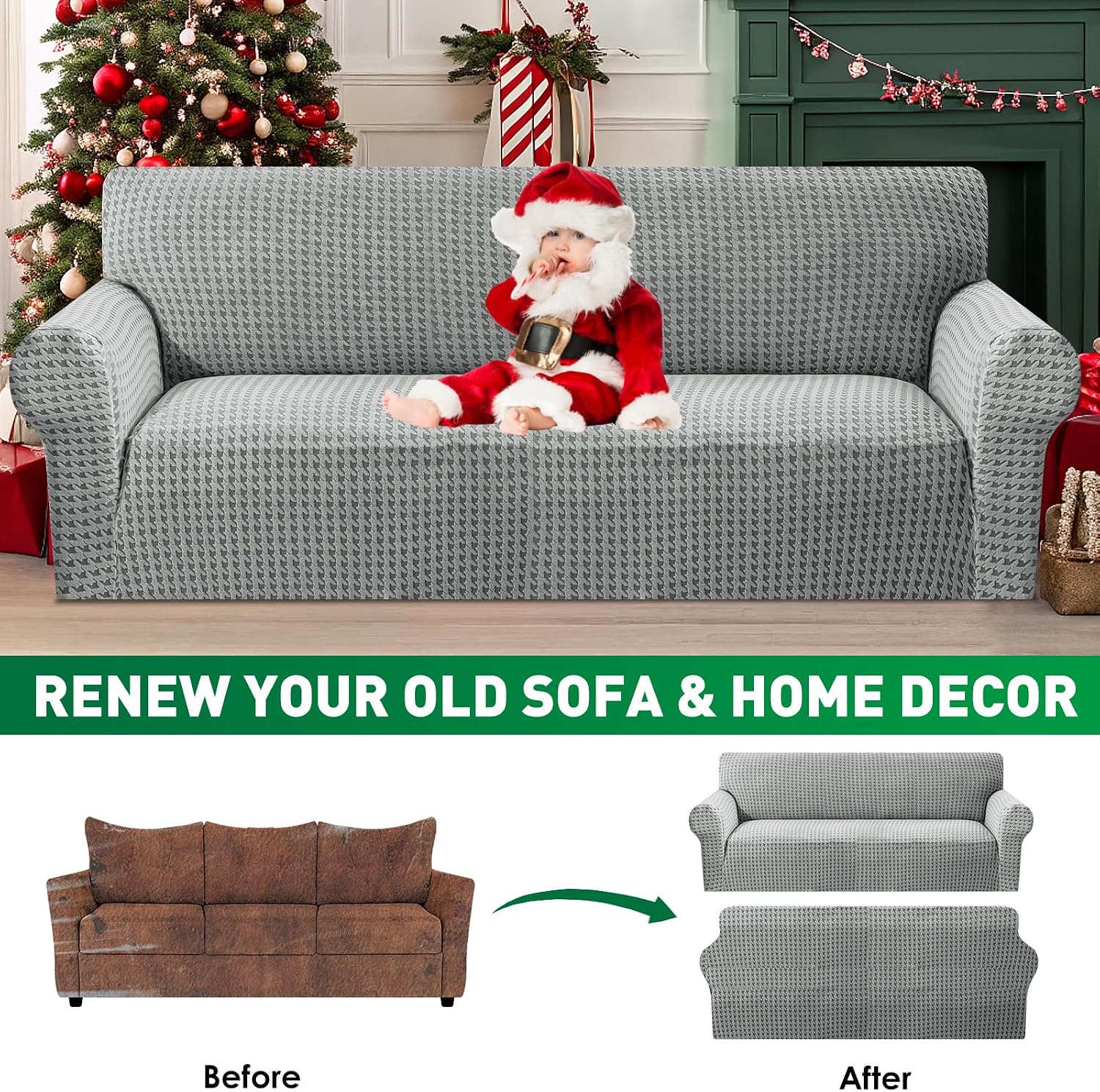Thumbnail 4 de MAXIJIN armchair slipcover Small