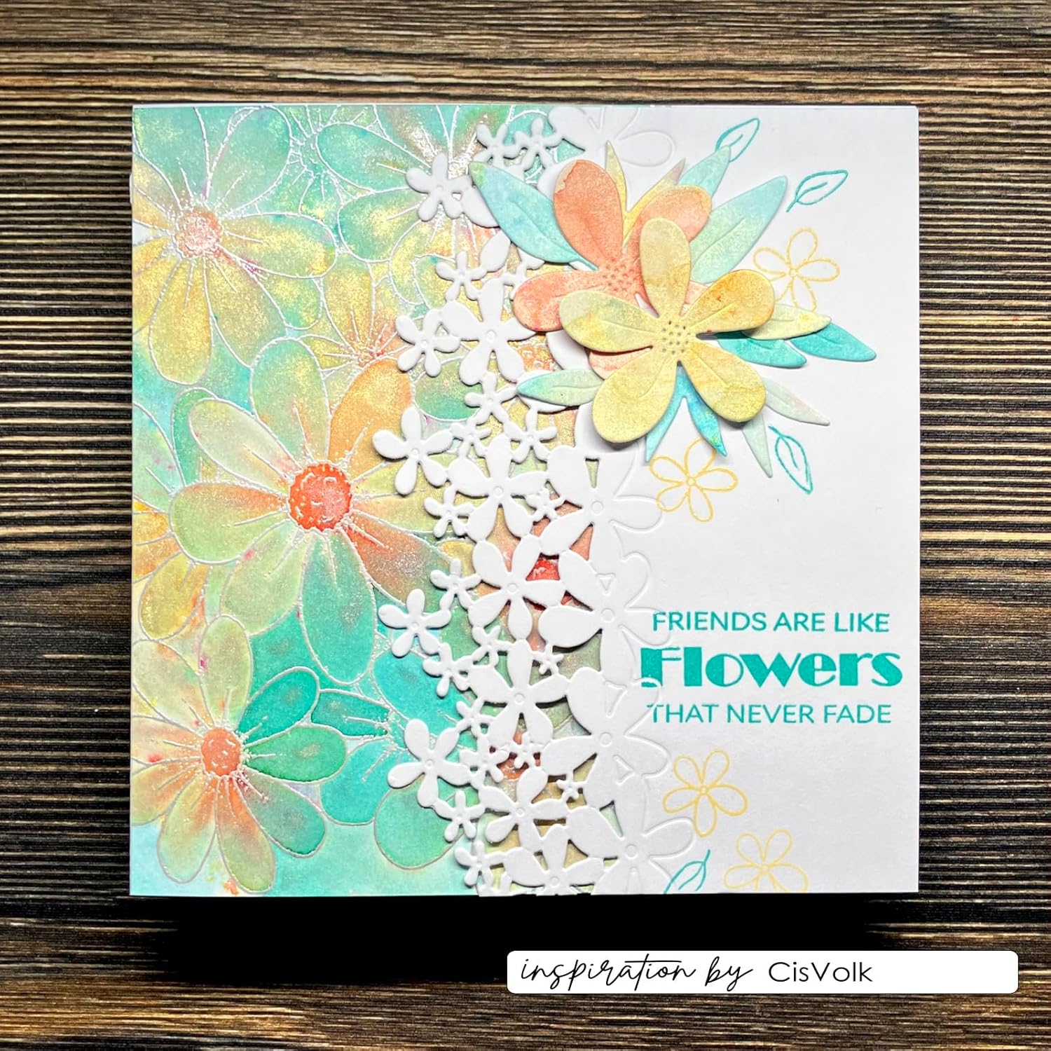 Detalle 1 de Vaessen Creative Matrices de Découpe et de Gaufrage - Bloom (Fleurs) – 6 dies
