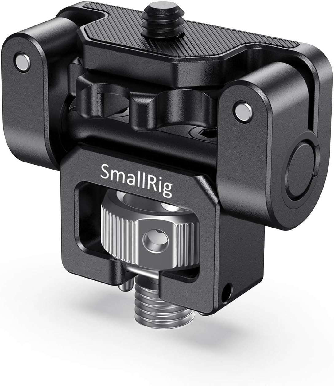 Detalle de SMALLRIG 2174 Moniteur Mount universel avec goupilles de positionnement ARRI, réglable jusqu’à 180°