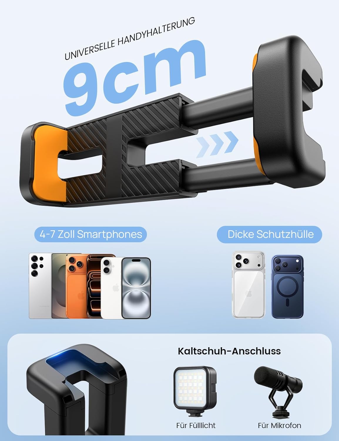 Thumbnail 6 de Lamicall Handy Stativ – Mini Stativ für Smartphone, ultrakompakt, flexibel und vielseitig