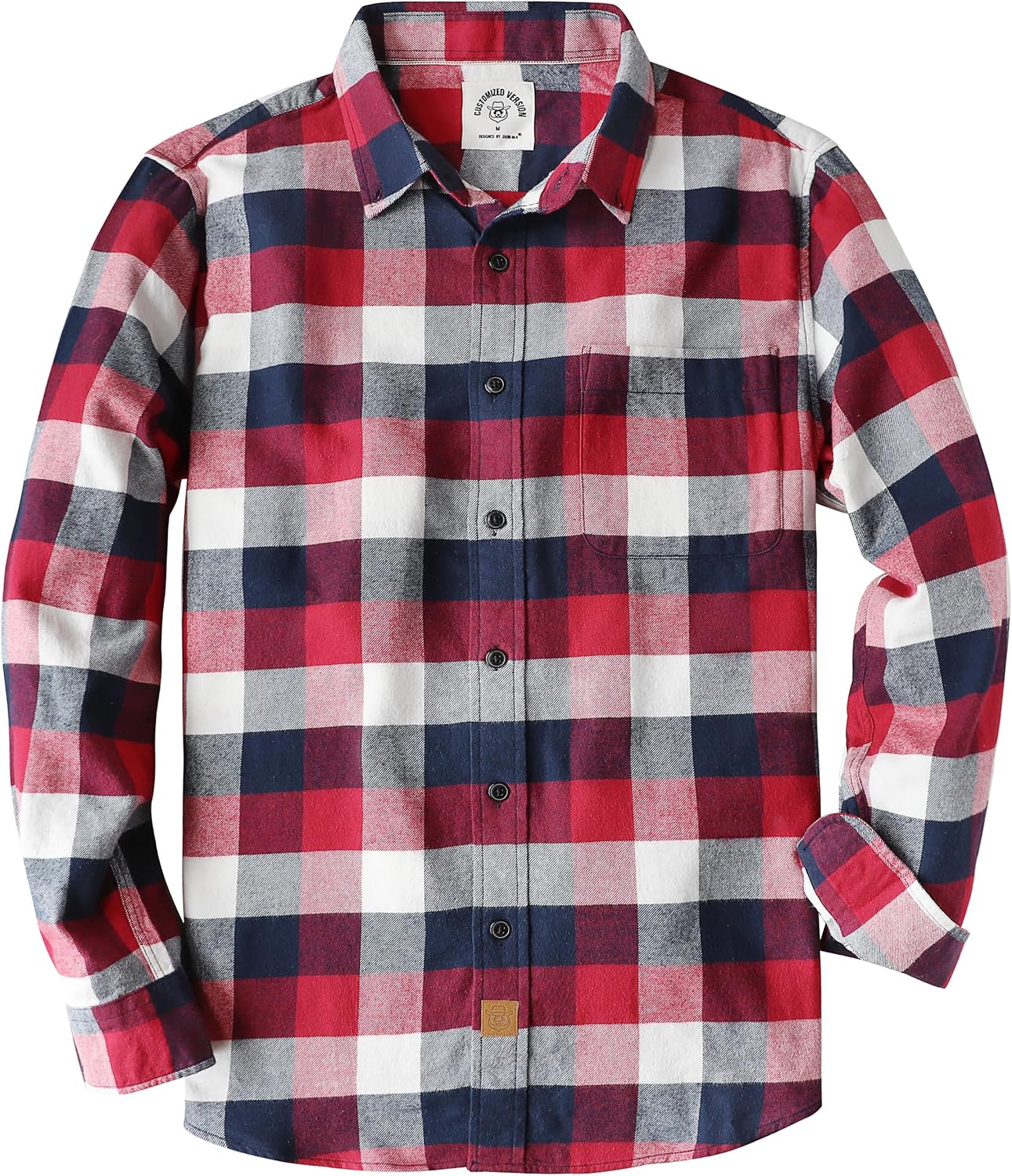Detalle de Flanellhemd für Herren von Dubinik, 6 oz