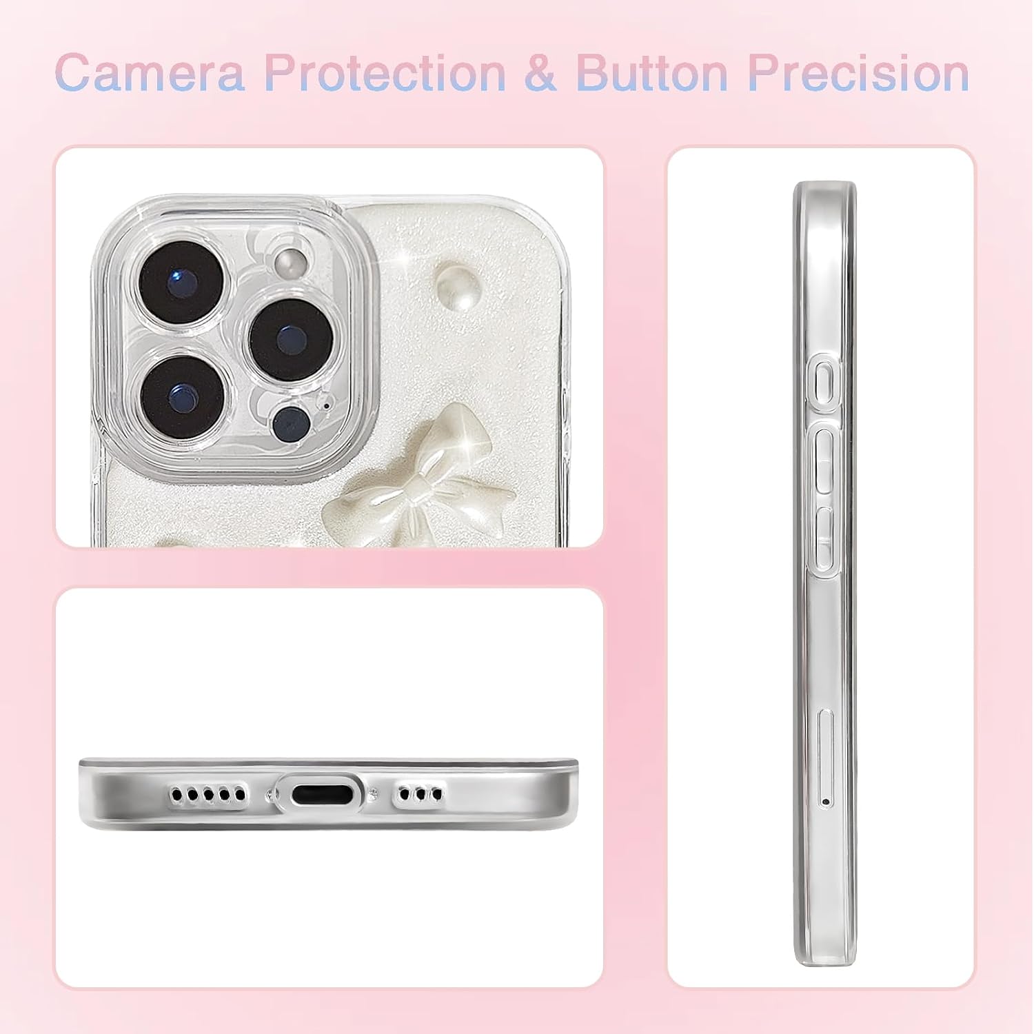 Thumbnail 1 de xoniery iPhone 16 Pro Max Bowknot Case