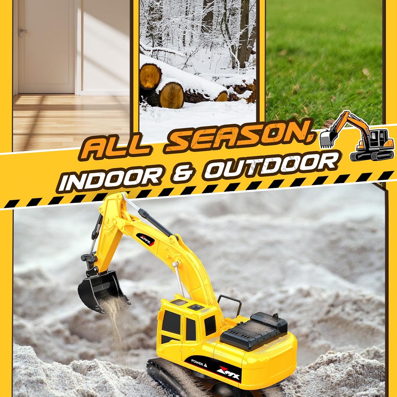 Thumbnail 4 de HappyGoLucky 1:24 Excavadora teledirigida 2.4GHz