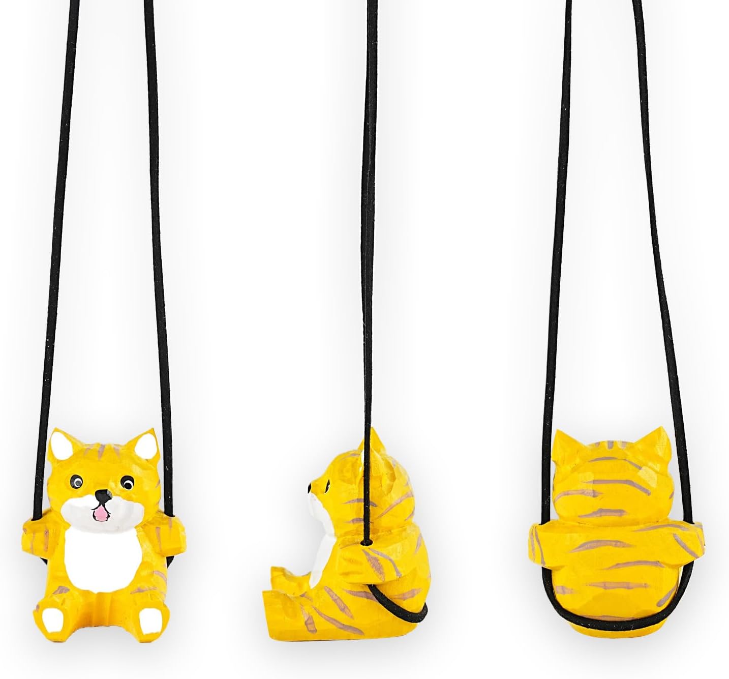 Detalle de 100% Handmade Cat Swing Ornament 2.5 in