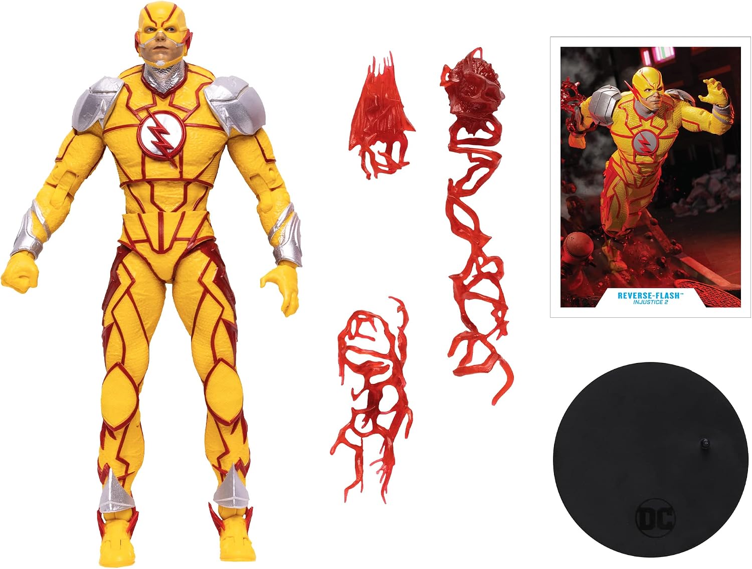 Detalle 2 de McFarlane TM15382 Reverse Flash Action Figure, 17 cm, Injustice 2