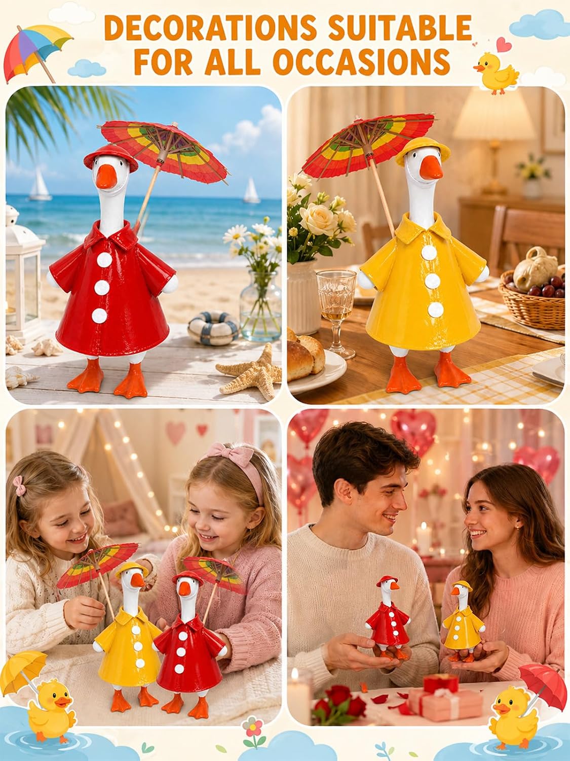 Detalle 2 de Desk Goose Raincoat Outfit, 7-Inch Fit