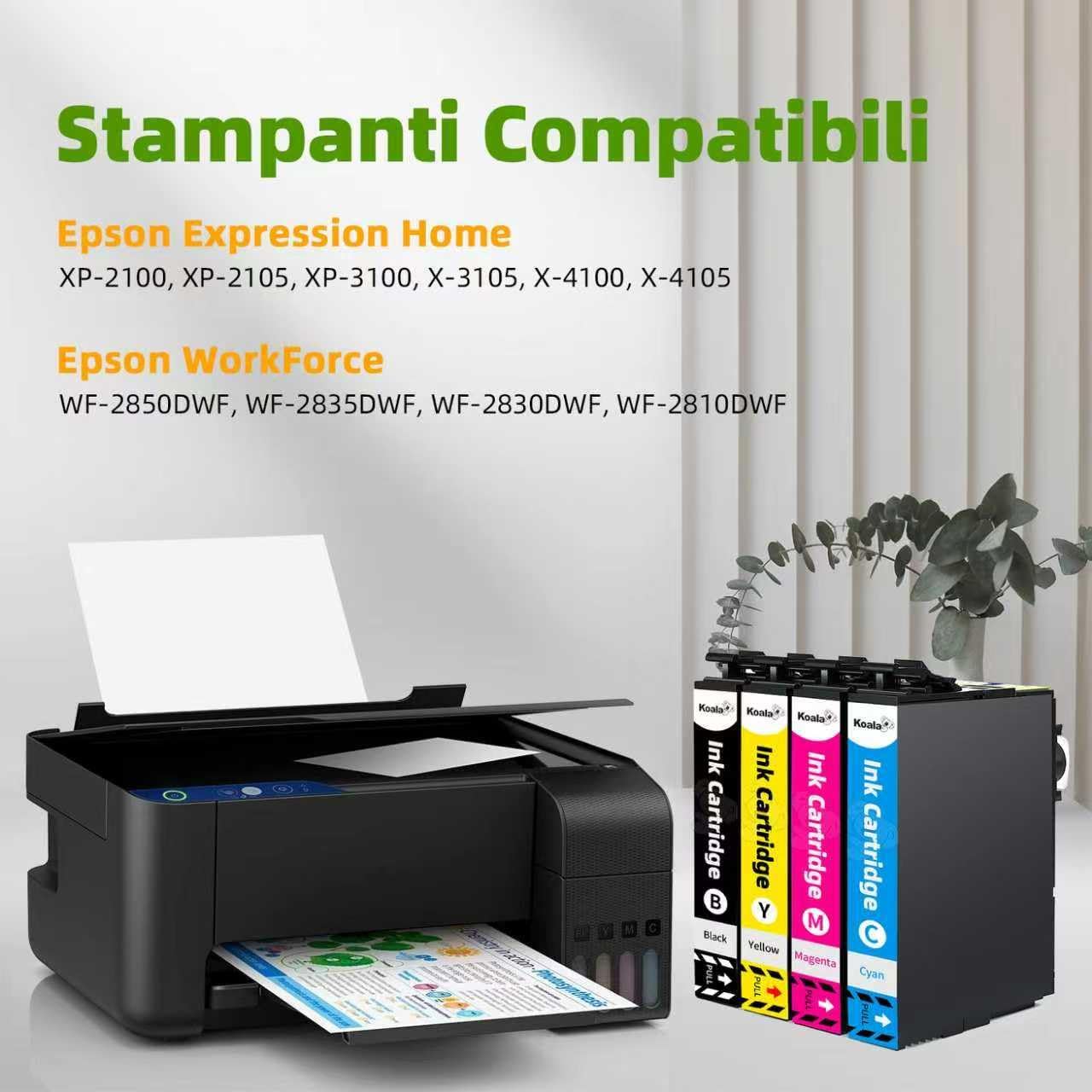 Thumbnail 1 de Koala 604XL Cartucce Compatibili (10 Pack) per Epson XP/XW e WF, 4Nero + 2Ciano + 2Magenta + 2Giallo