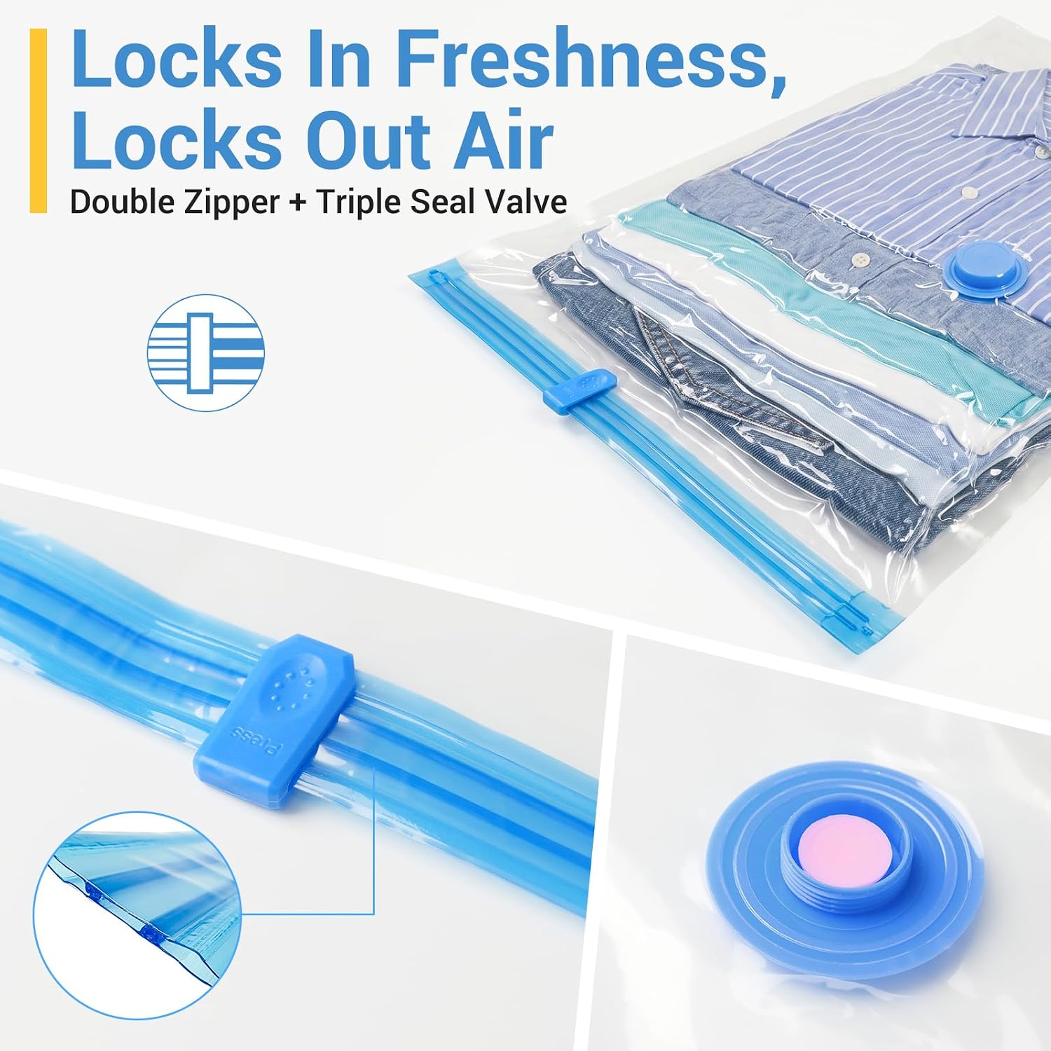 Detalle de Fygrip Vacuum Storage Bags 20 Pack