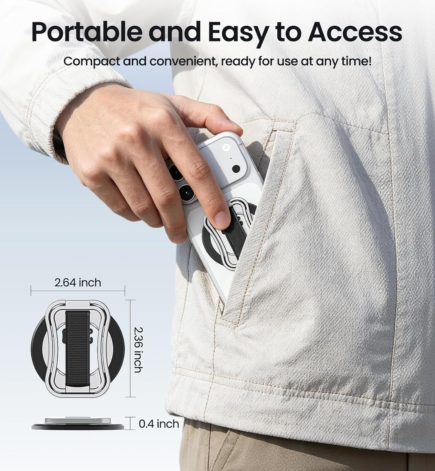 Thumbnail 6 de OANDYS Magnetic Phone Grip with 360° Rotation
