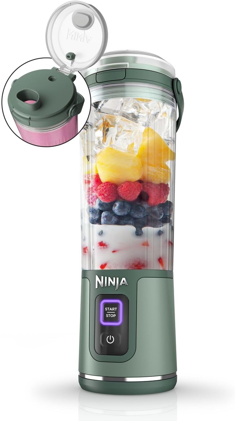 Thumbnail 6 de Ninja Blast Tragbarer Mixer & Smoothie Maker BC151EUBK – 530 ml, kabellos, USB-C, zerkleinert Eis & gefrorenes Obst
