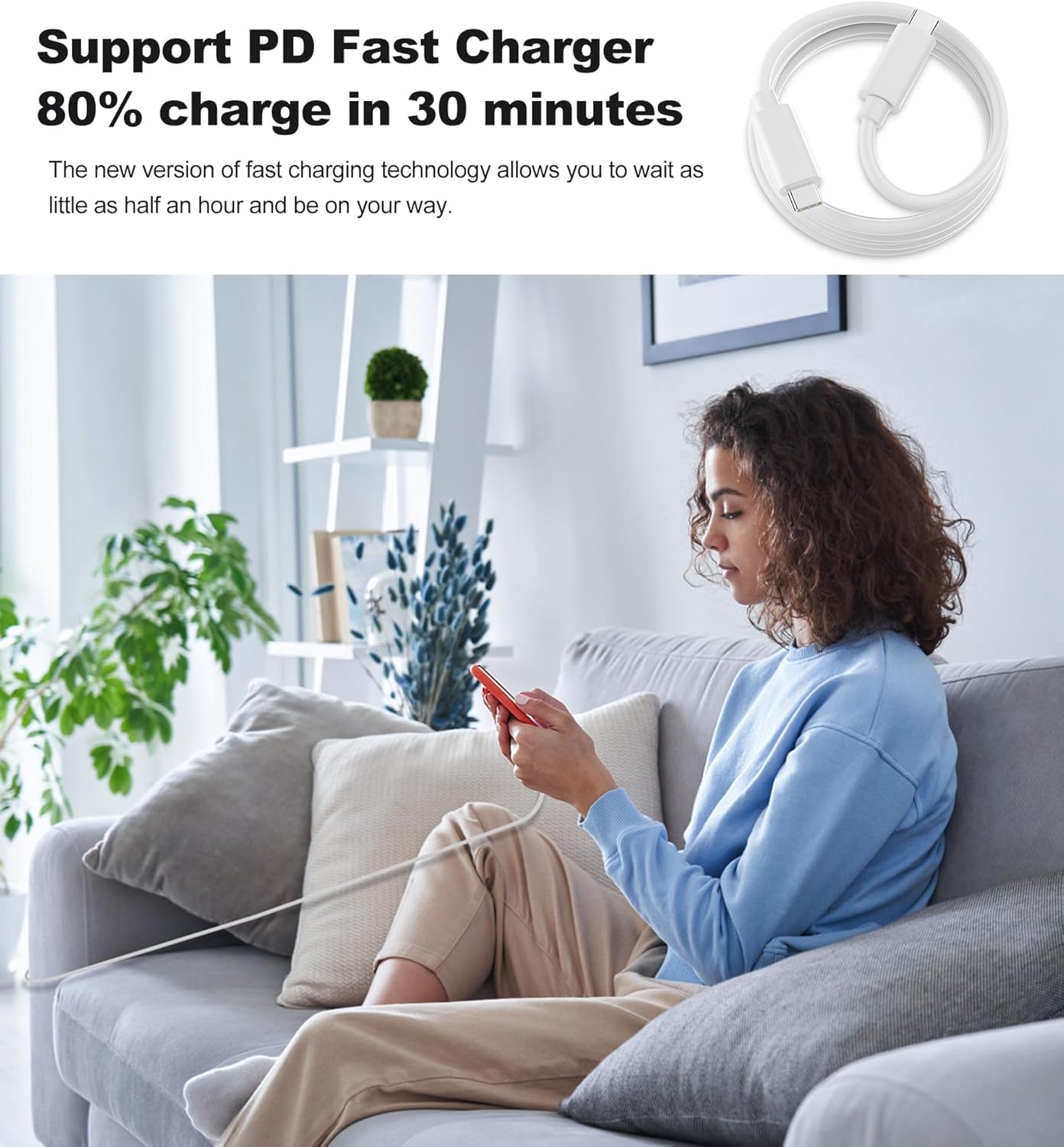Thumbnail 6 de Chargeur 45W USB‑C rapide pour iPhone et Android