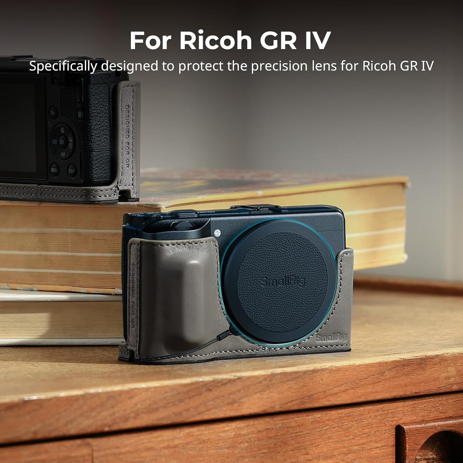 Thumbnail 1 de SmallRig Bouchon d’Objectif de Protection pour Ricoh GR IV (5680) avec Dragonne Anti-Perte
