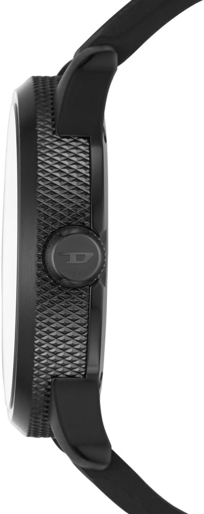 Thumbnail 2 de Diesel RASP Herrenuhr – Quarzwerk, silbernes Edelstahlgehäuse, drei Zeiger, Armbandwahl Silikon, Edelstahl oder Leder