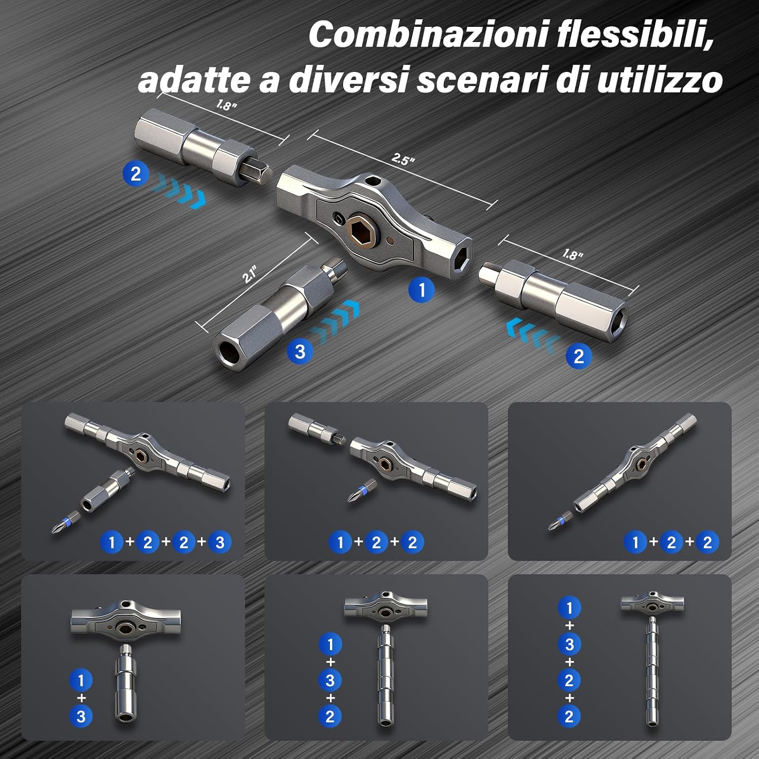 Thumbnail 3 de Koeutoze Set cacciaviti magnetici 42 in 1 per precisione 🛠