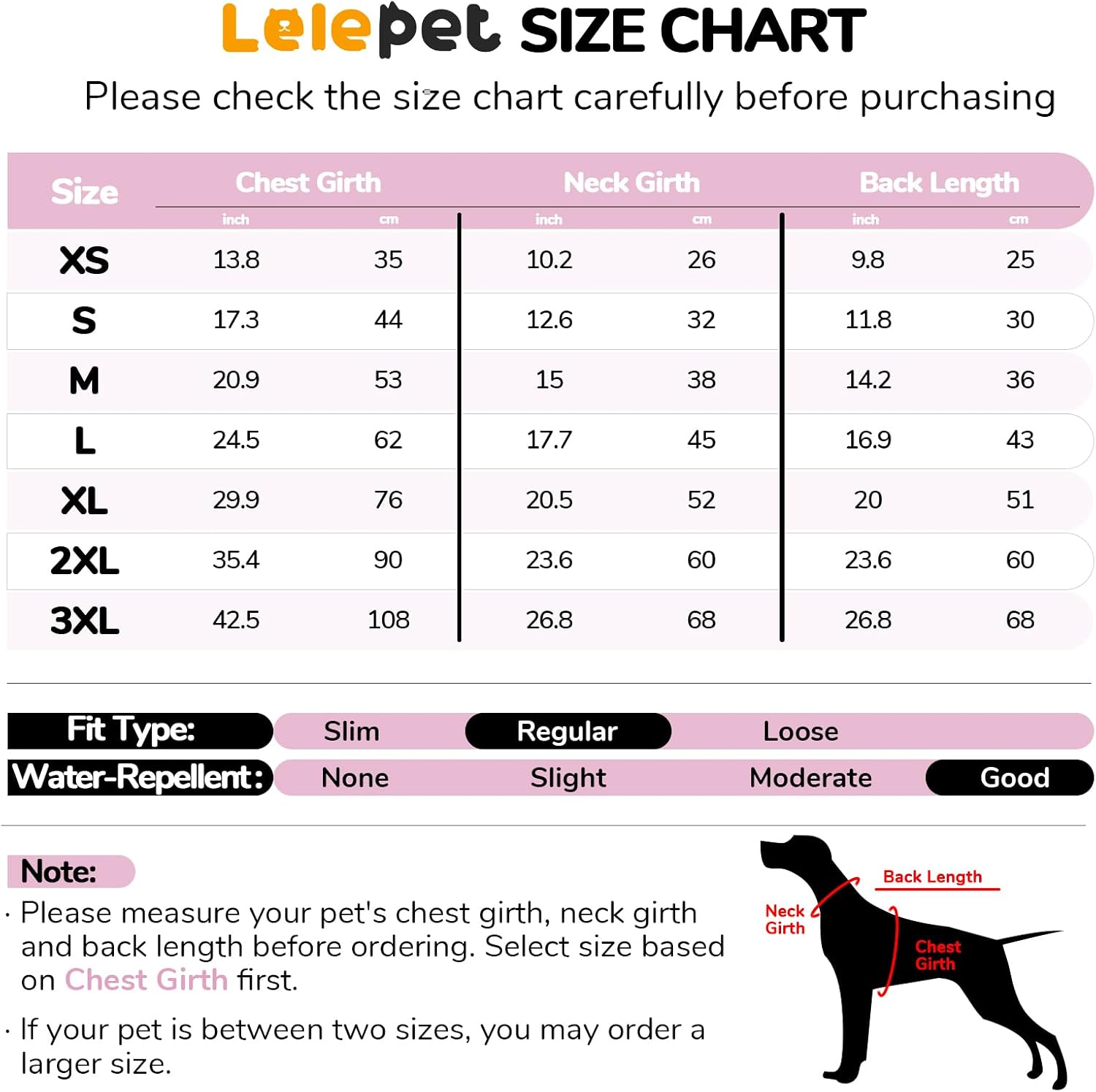 Detalle 1 de Lelepet Winter Dog Jacket XL