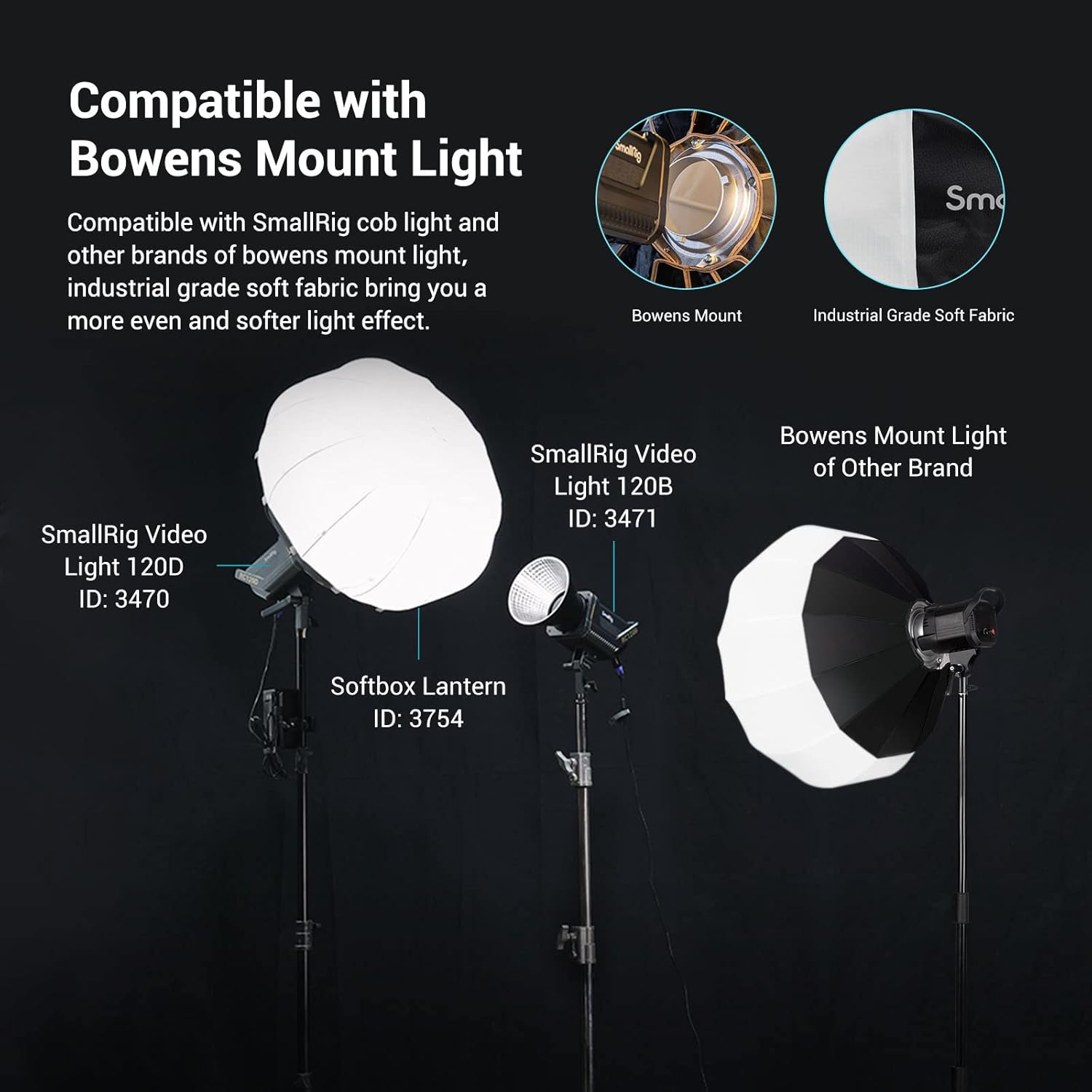 Thumbnail 4 de SMALLRIG Lantern Softbox 65 cm