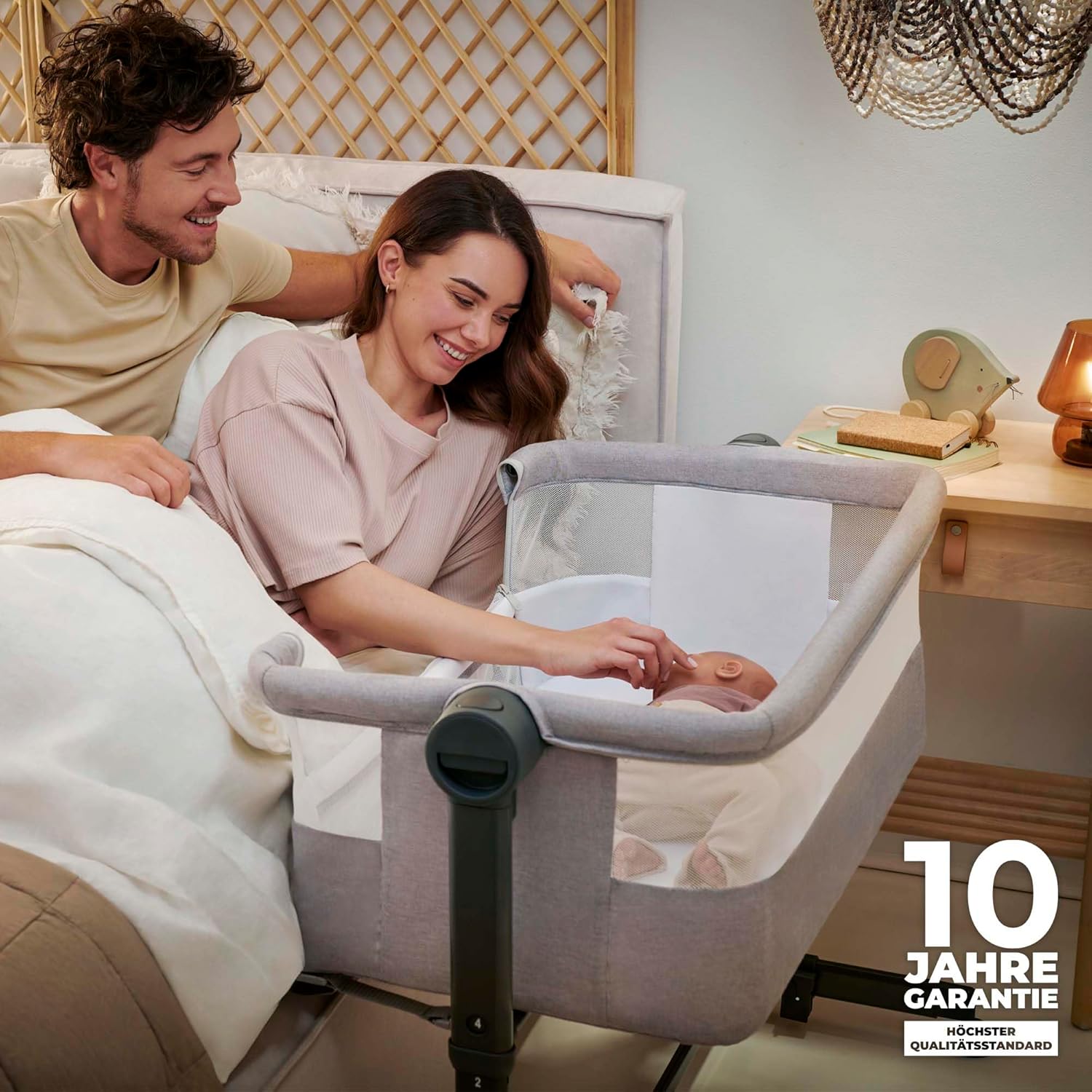 Detalle 2 de Kinderkraft NESTEE UP 2 Beistellbett 5‑Stufen