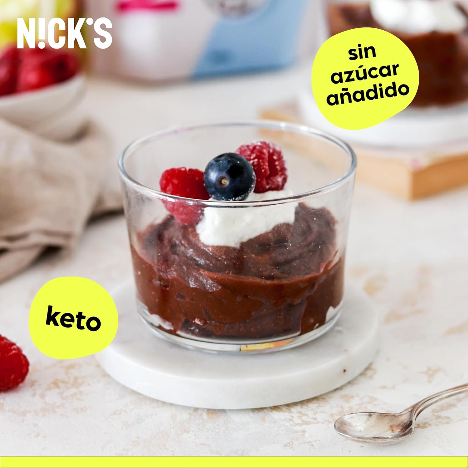 Thumbnail 3 de NICKS Chocolate drink 2x250g chocolate caliente sin azúcar
