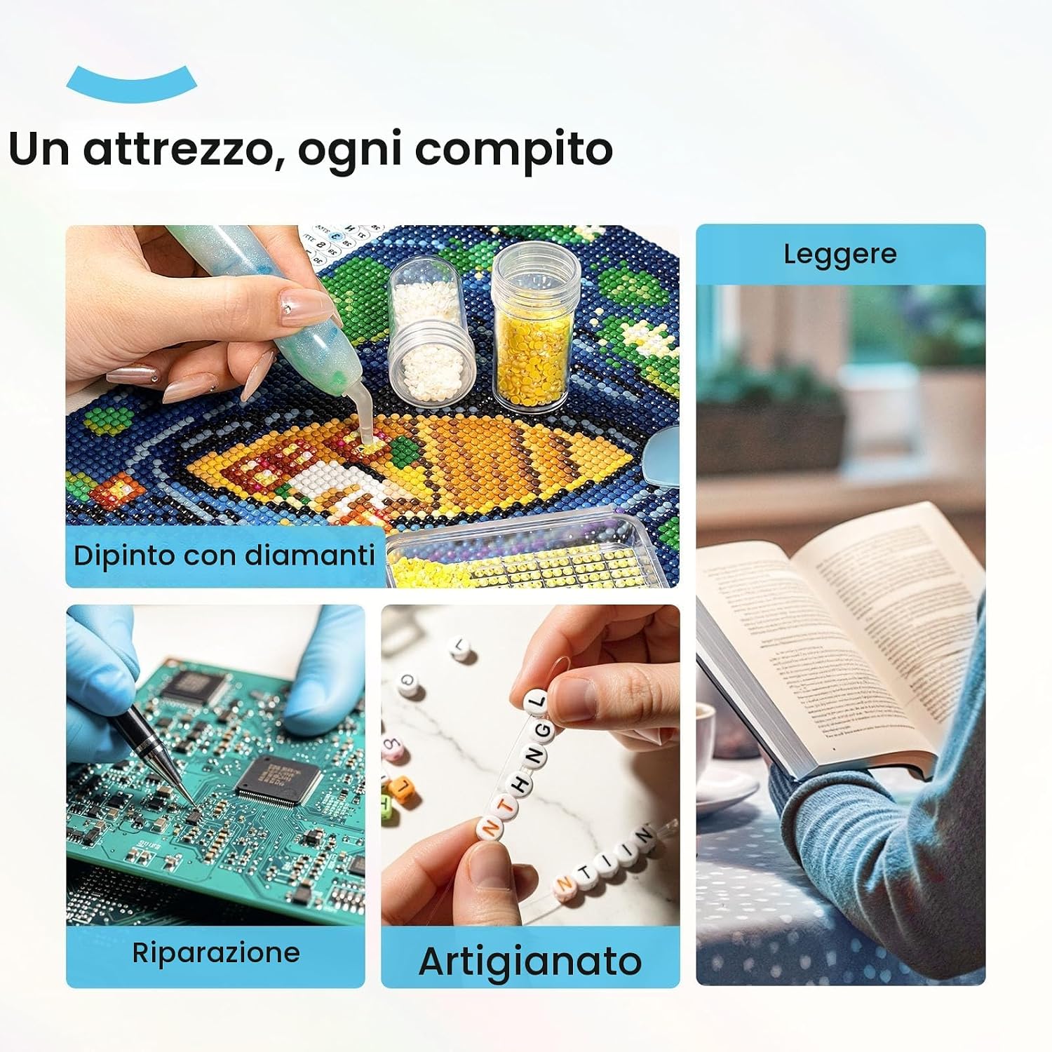 Detalle 2 de ARTDOT Lente Ingrandimento 10x con Luce