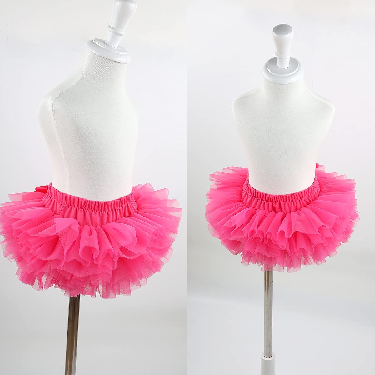 Detalle 2 de HOOLCHEAN Tutu Skirt with Diaper Cover 4‑Layer