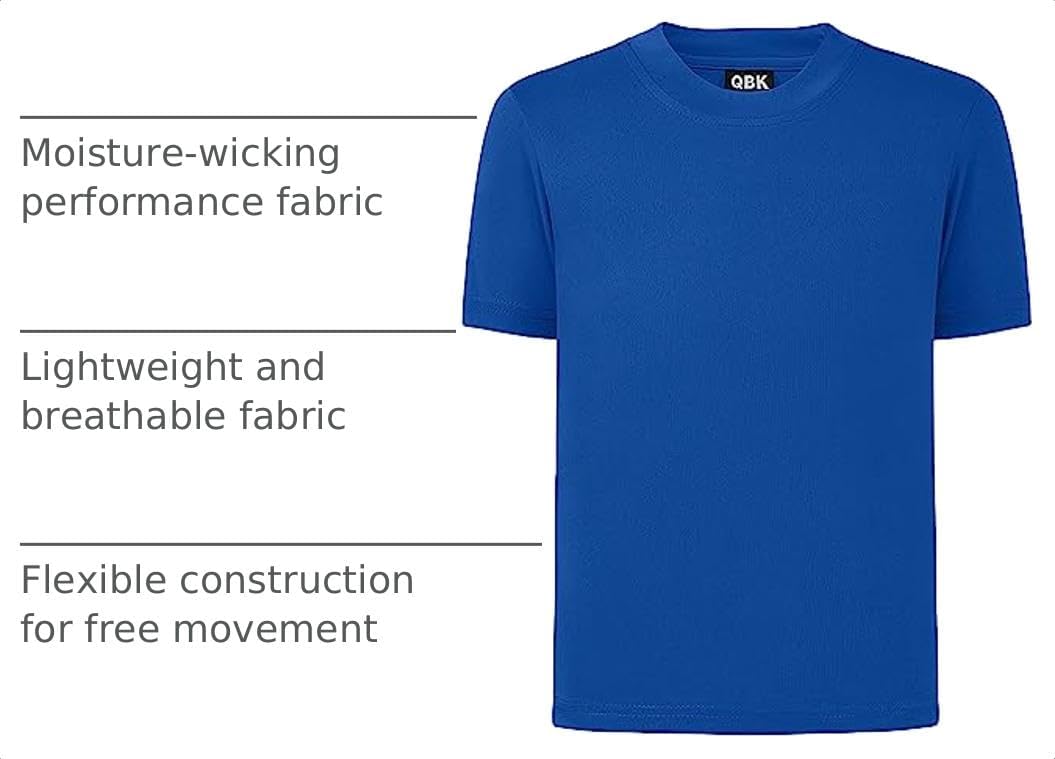 Detalle 2 de QBK Youth UPF 50+ Neon Rash Guard Shirt