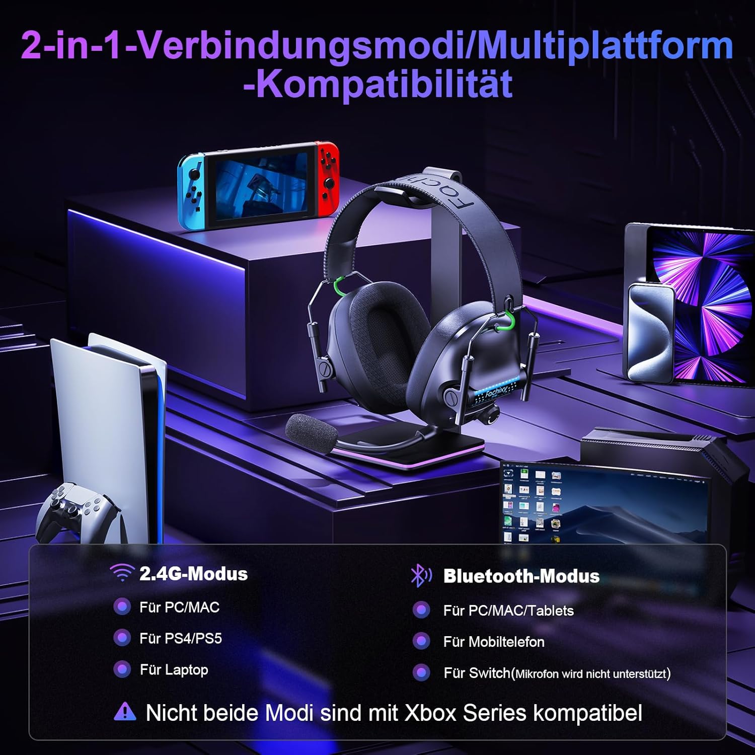 Thumbnail 4 de FC400 Wireless Gaming Headset mit 50 Stunden Akkulaufzeit