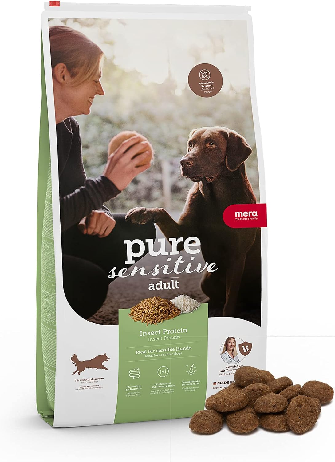 Detalle de MERA Pure Sensitive Insect Protein Hundefutter 4 kg