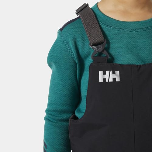 Detalle de Helly Hansen K Rider 2 Ins babero niño negro, talla 6