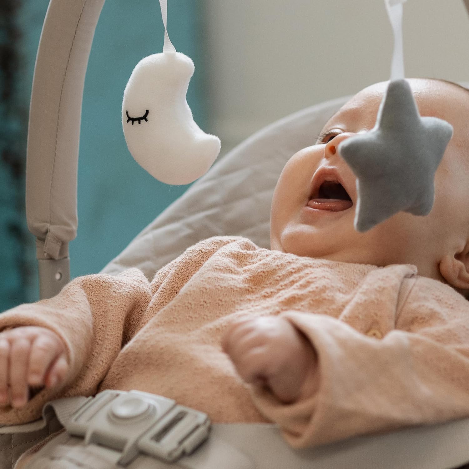 Thumbnail 3 de Nuby Musical Moves Transat bébé – 2 positions inclinables, musique et vibration
