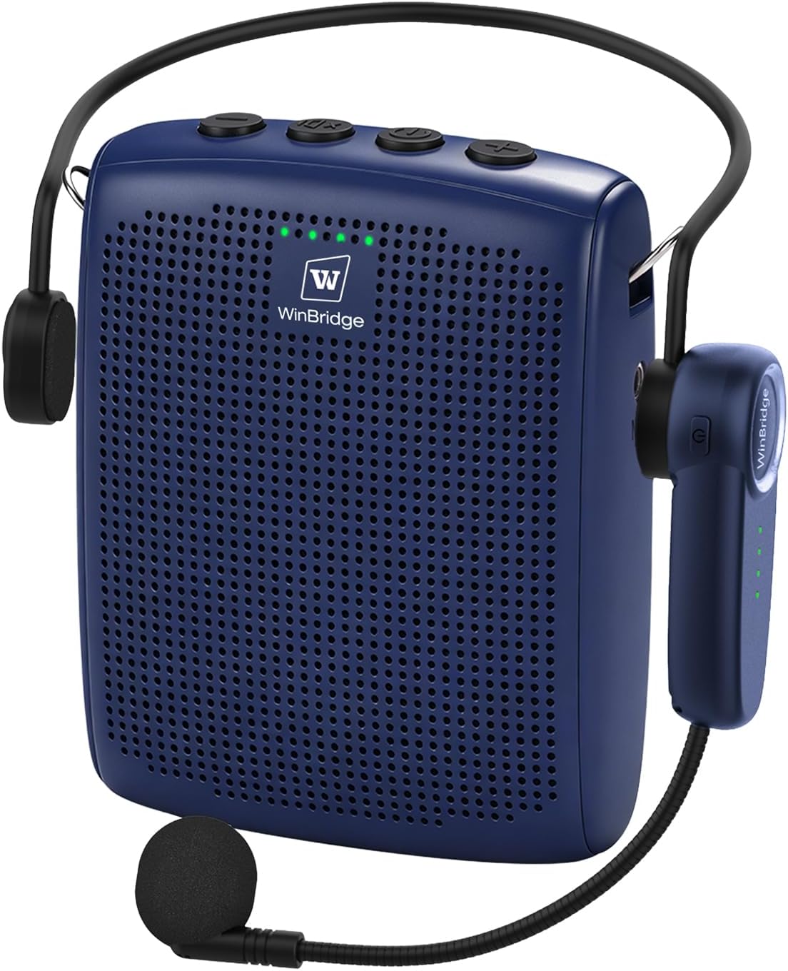 Detalle de WinBridge WB002_Blue 15W Voice Amplifier with Bluetooth Headset Mic