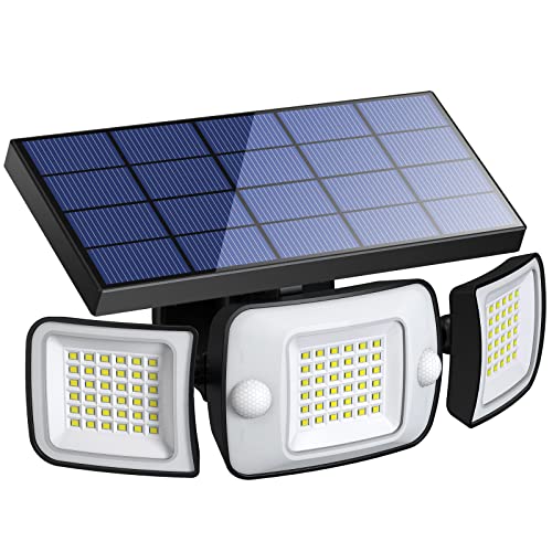 Thumbnail 6 de Intelamp Foco Solar Exterior con Sensor de Movimiento: 3 cabezales, 270° y doble PIR para iluminación eficiente