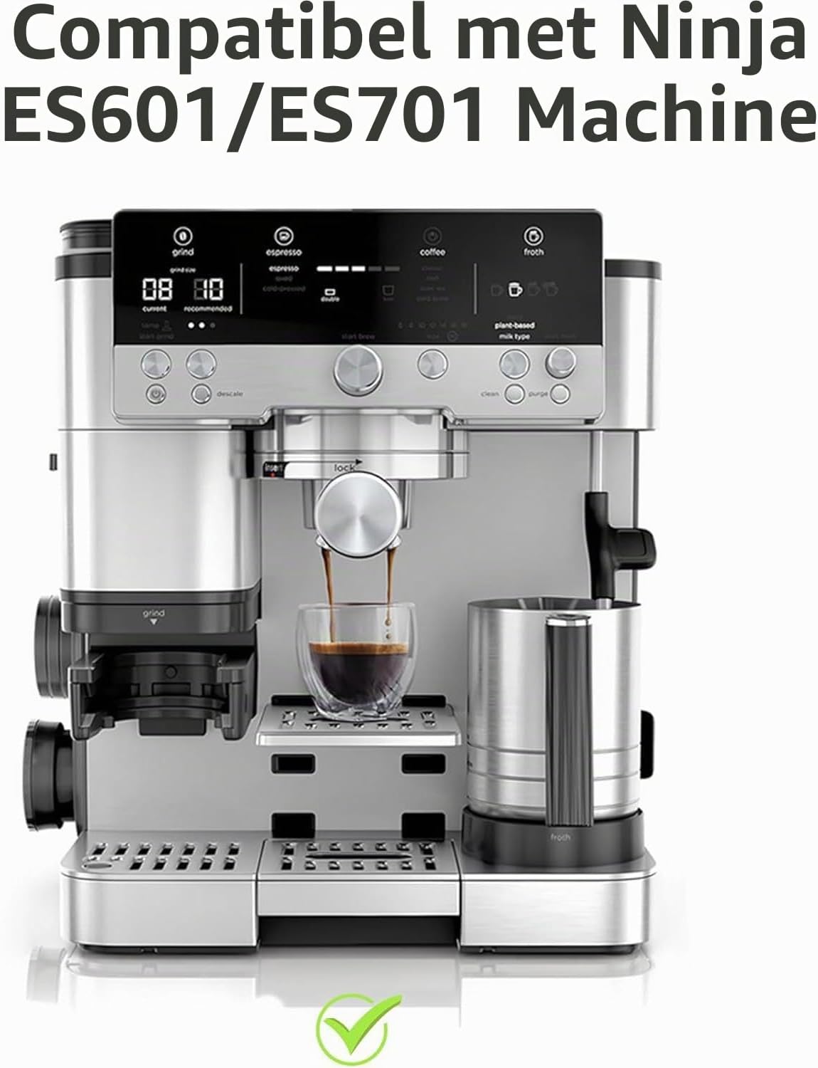 Detalle de HAIWILL Barista Matte für Ninja Luxe Cafe koffiemachinemat 60 x 40 cm
