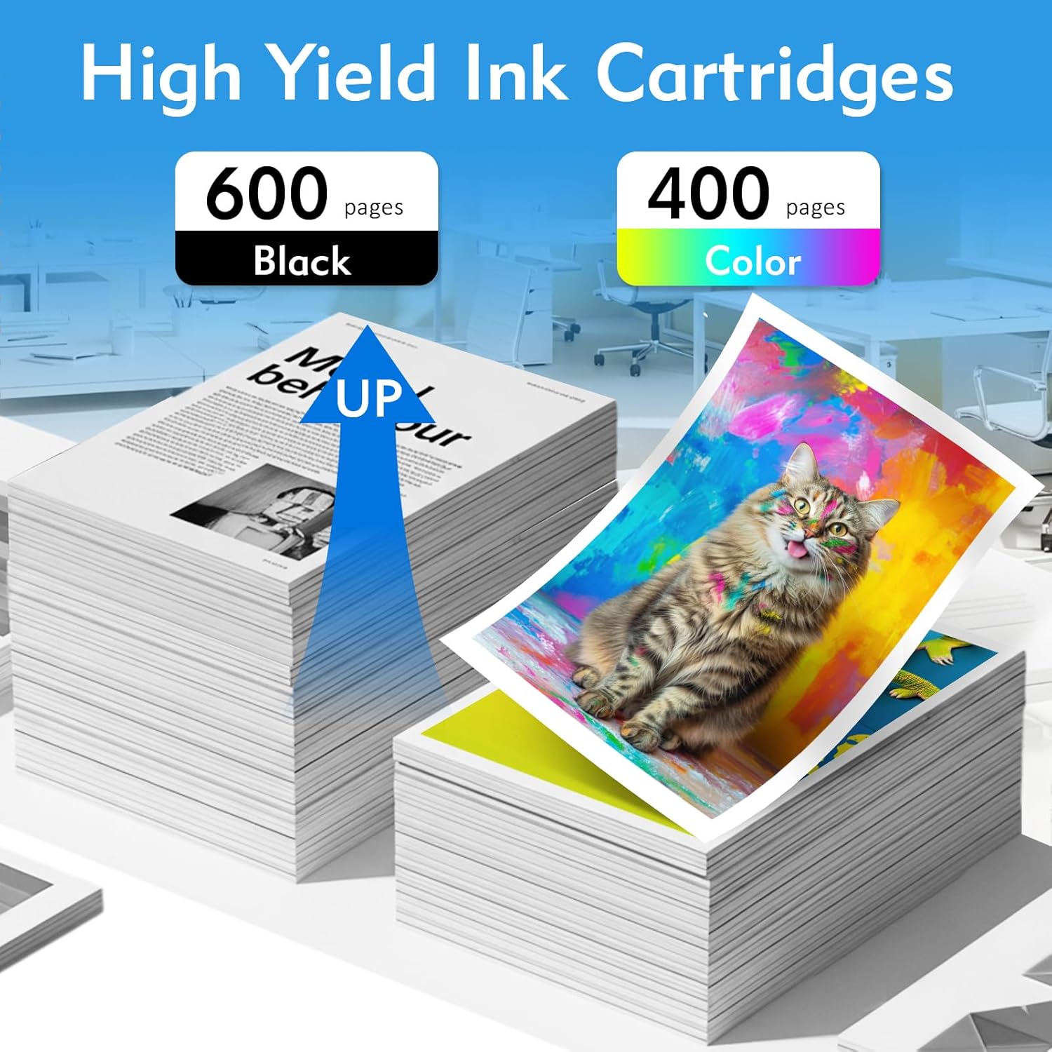 Detalle de ColoWorld PG-540XL CL-541XL Multipack Druckerpatronen für Canon