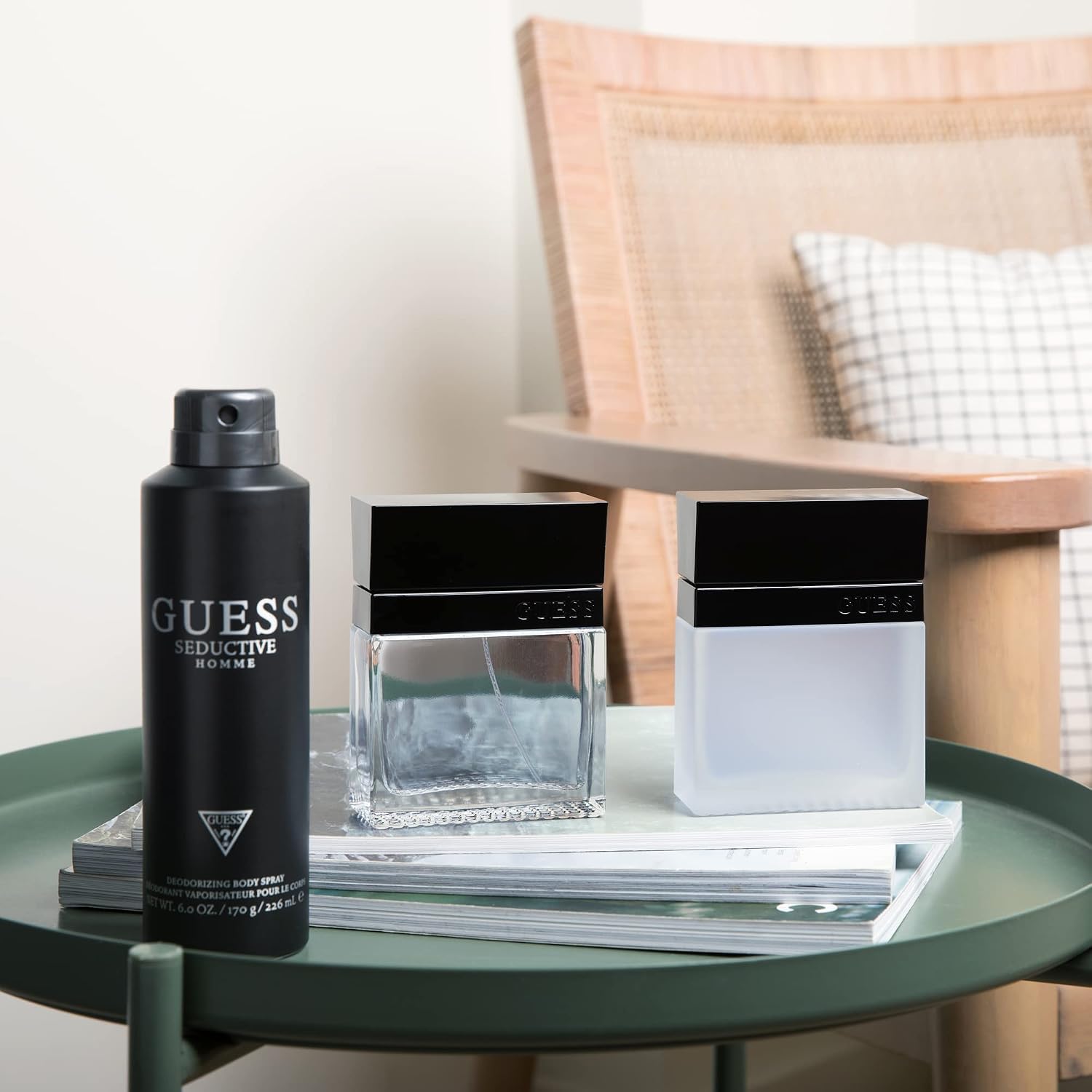 Detalle de GUESS Seductive Eau de Toilette Uomo 50 ml: seduzione elegante per il quotidiano
