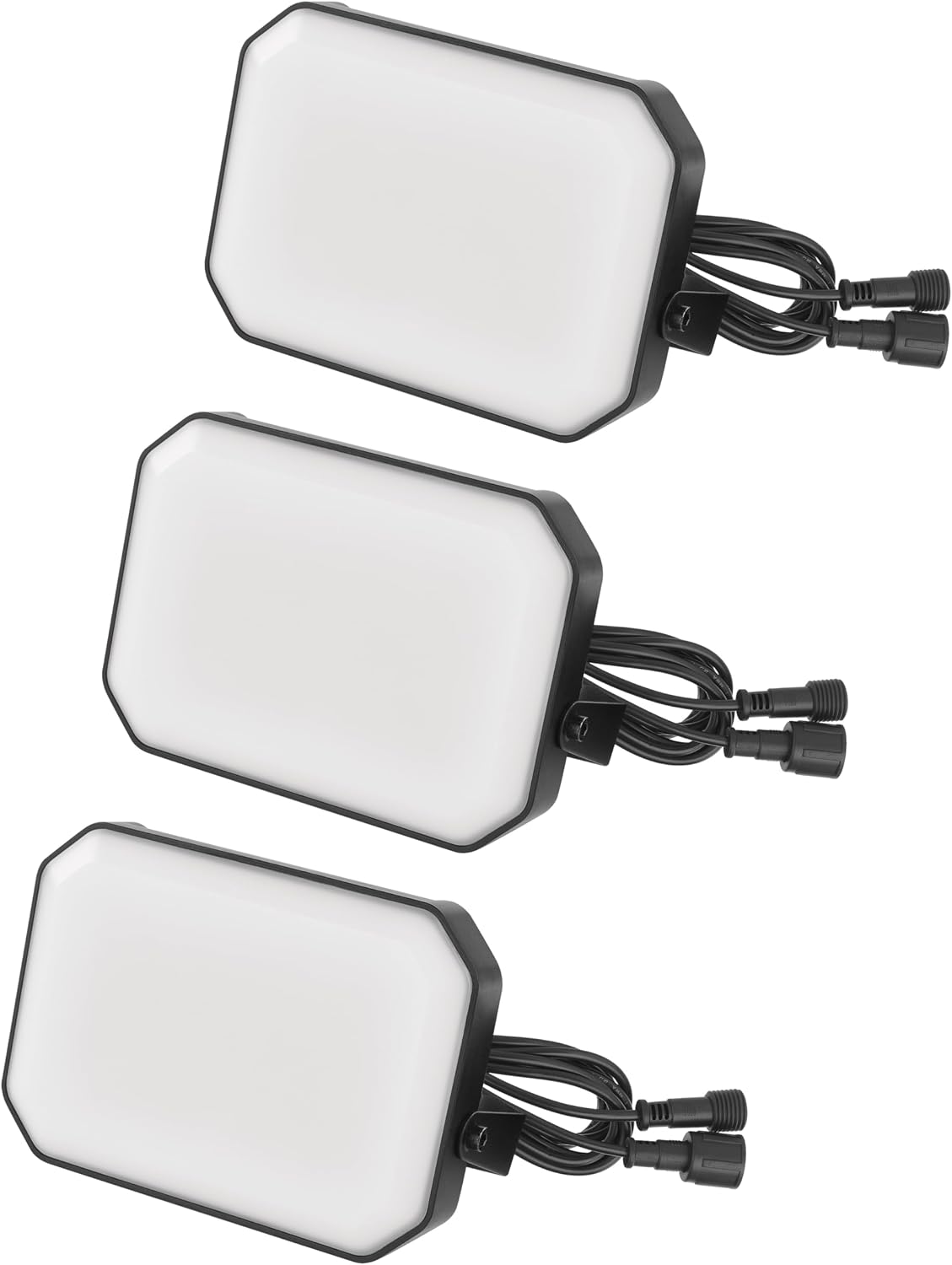 Detalle de EMOS ZIW184R – inteligentne reflektory ogrodowe RGBIC + CCT, zestaw 3 szt.