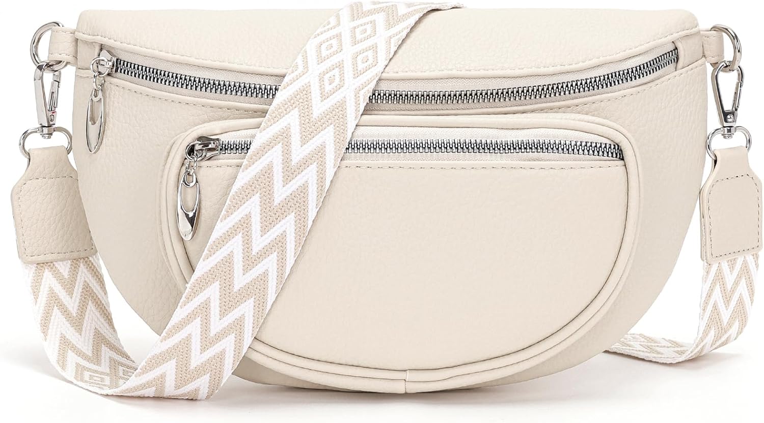 Thumbnail 6 de Snmoec Bauchtasche Damen/Gürteltasche als Crossbody Bag mit Handytasche – mittelgroß, Grau/Grün