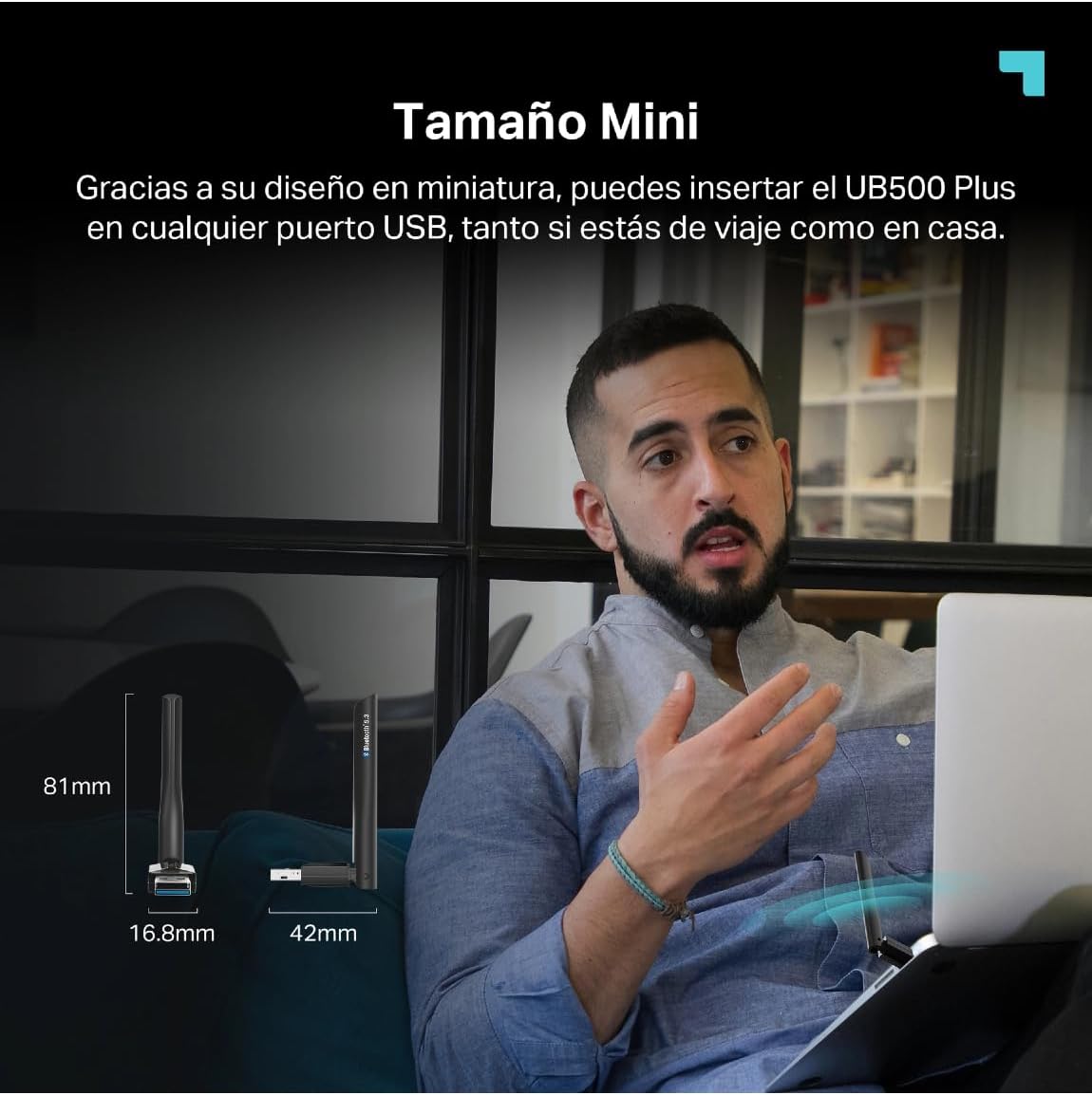 Thumbnail 5 de TP-Link UB500 Plus, Adaptador USB Bluetooth 5.3 para PC