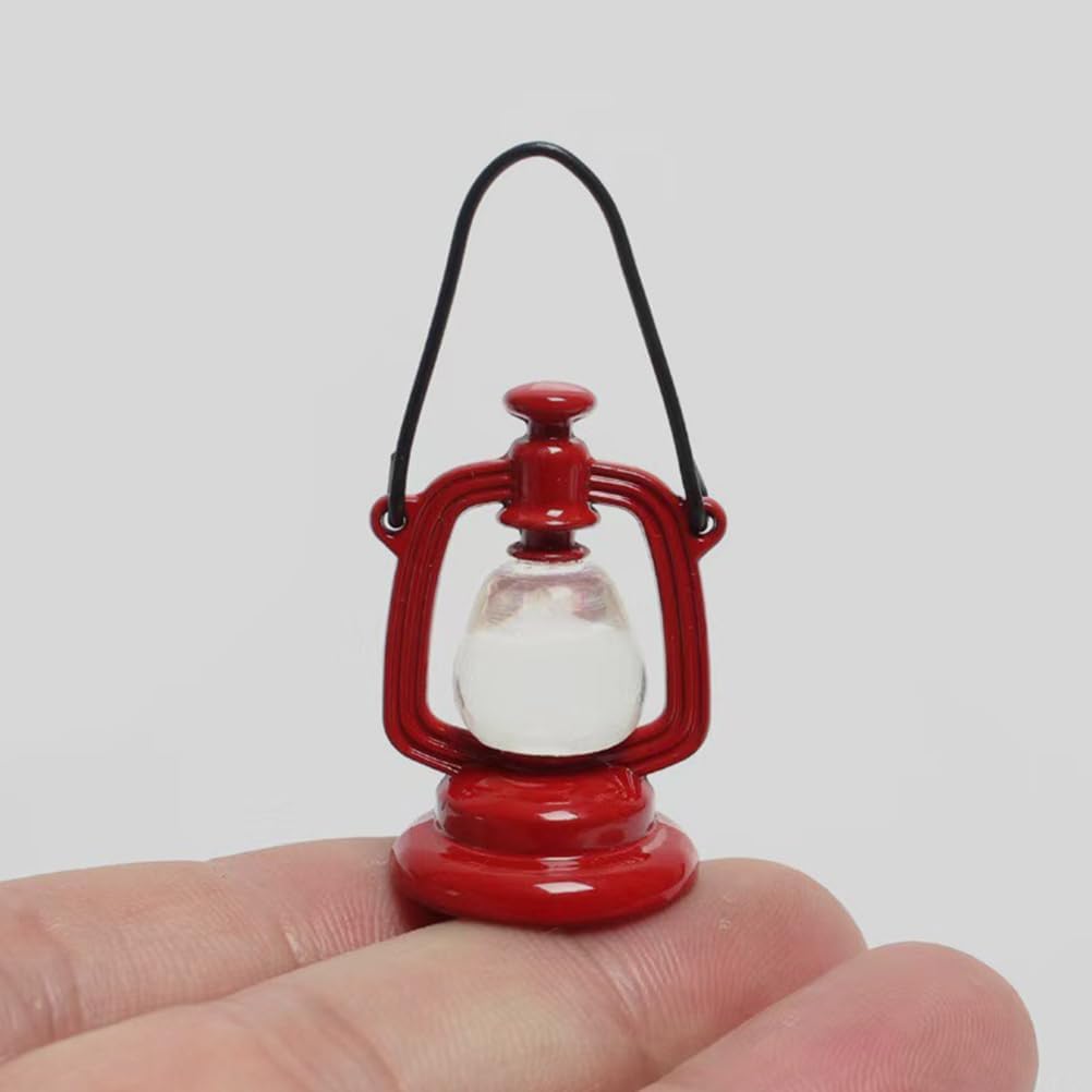 Thumbnail 2 de Supvox Miniatur-Kerosinlampe aus Legierung für Puppenhausdekor inkl. Kleiderbügel