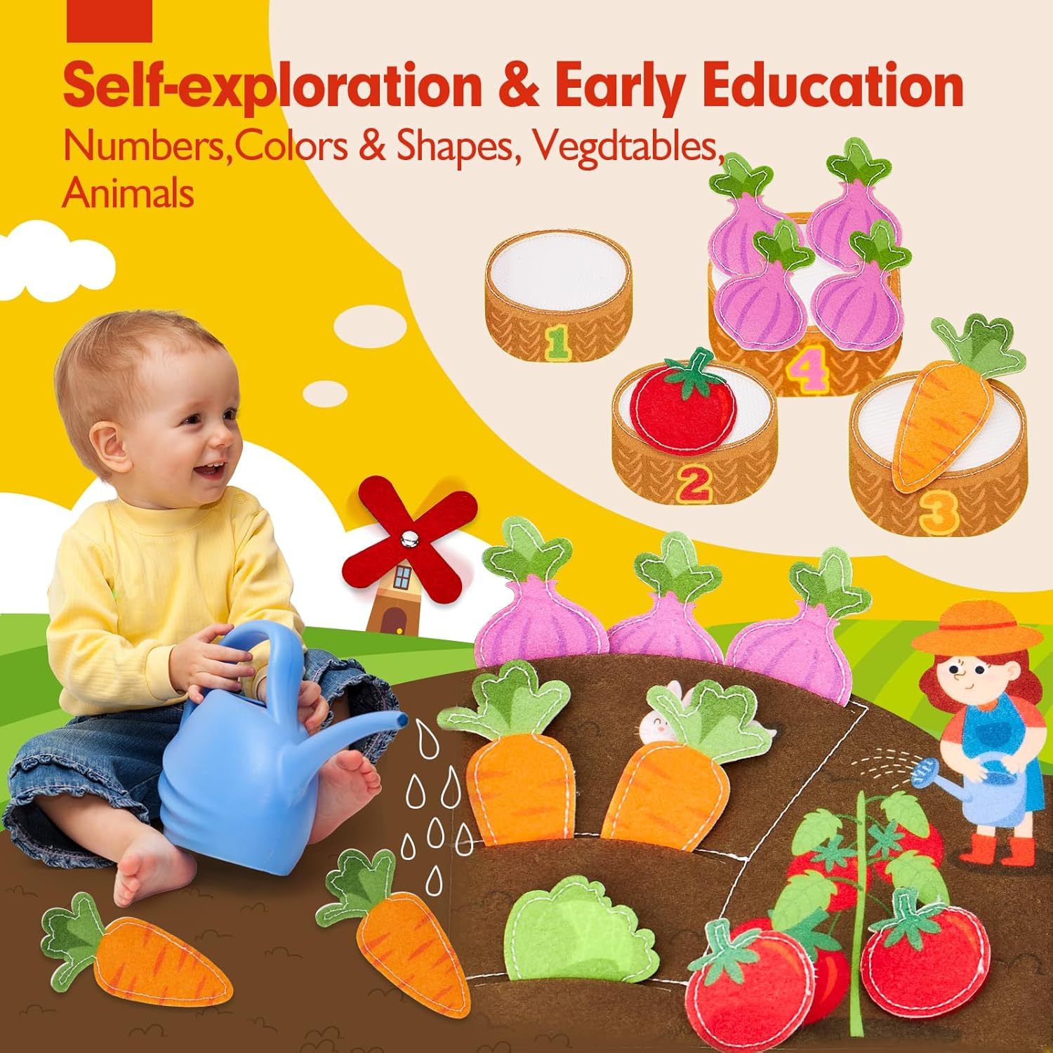 Thumbnail 3 de hahaland Montessori Busy Book 15-in-1