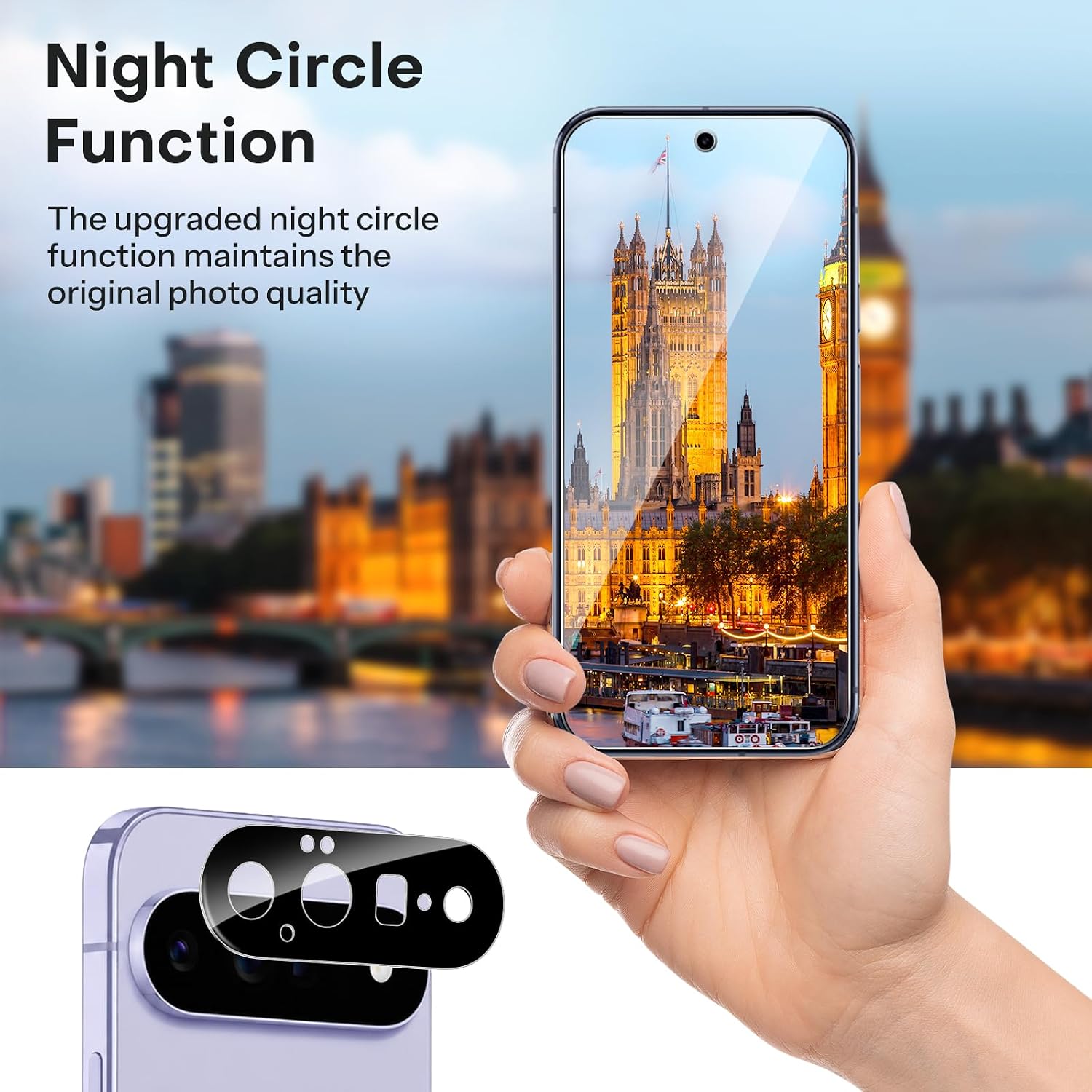 Detalle de OMOTON Screen Protector for Google Pixel 11 6.3-inch
