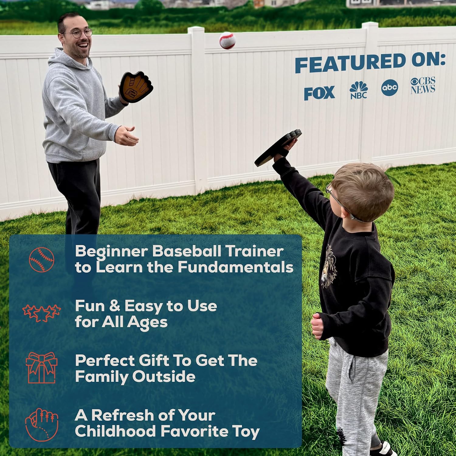 Thumbnail 4 de Toss and Catch Ball Game Set