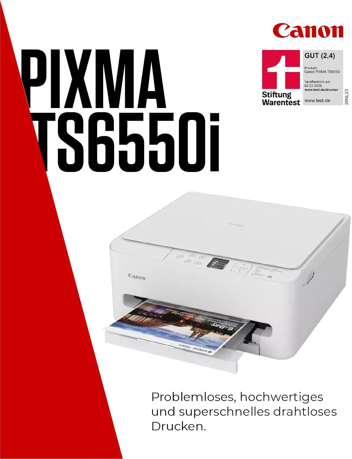 Thumbnail 1 de Canon PIXMA TS6550I – WLAN-Multifunktionsdrucker mit Frontbedienung und PIXMA Print Plan